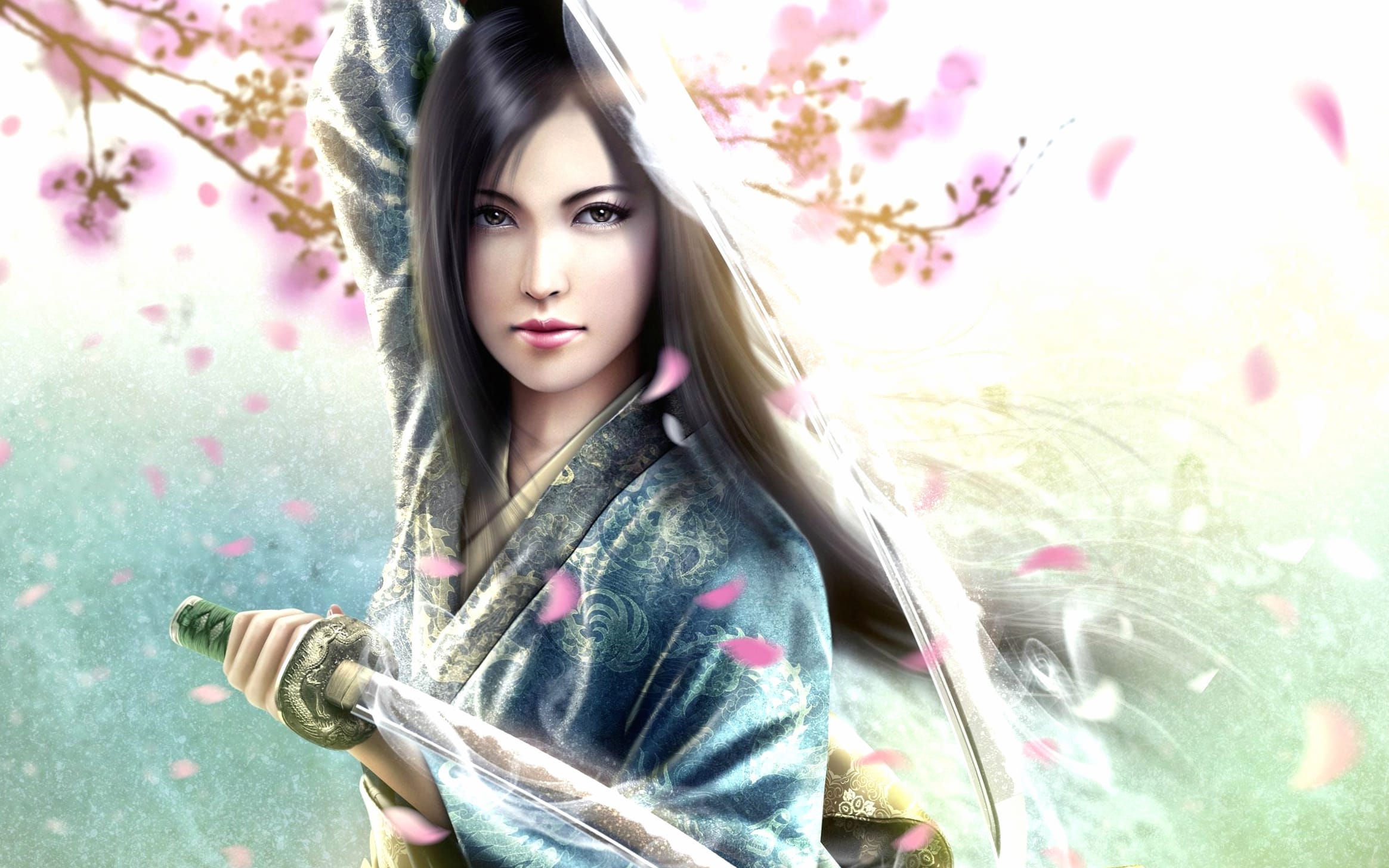 Cherry Blossom Warrior - Legend of the Five Rings wallpapers HD quality