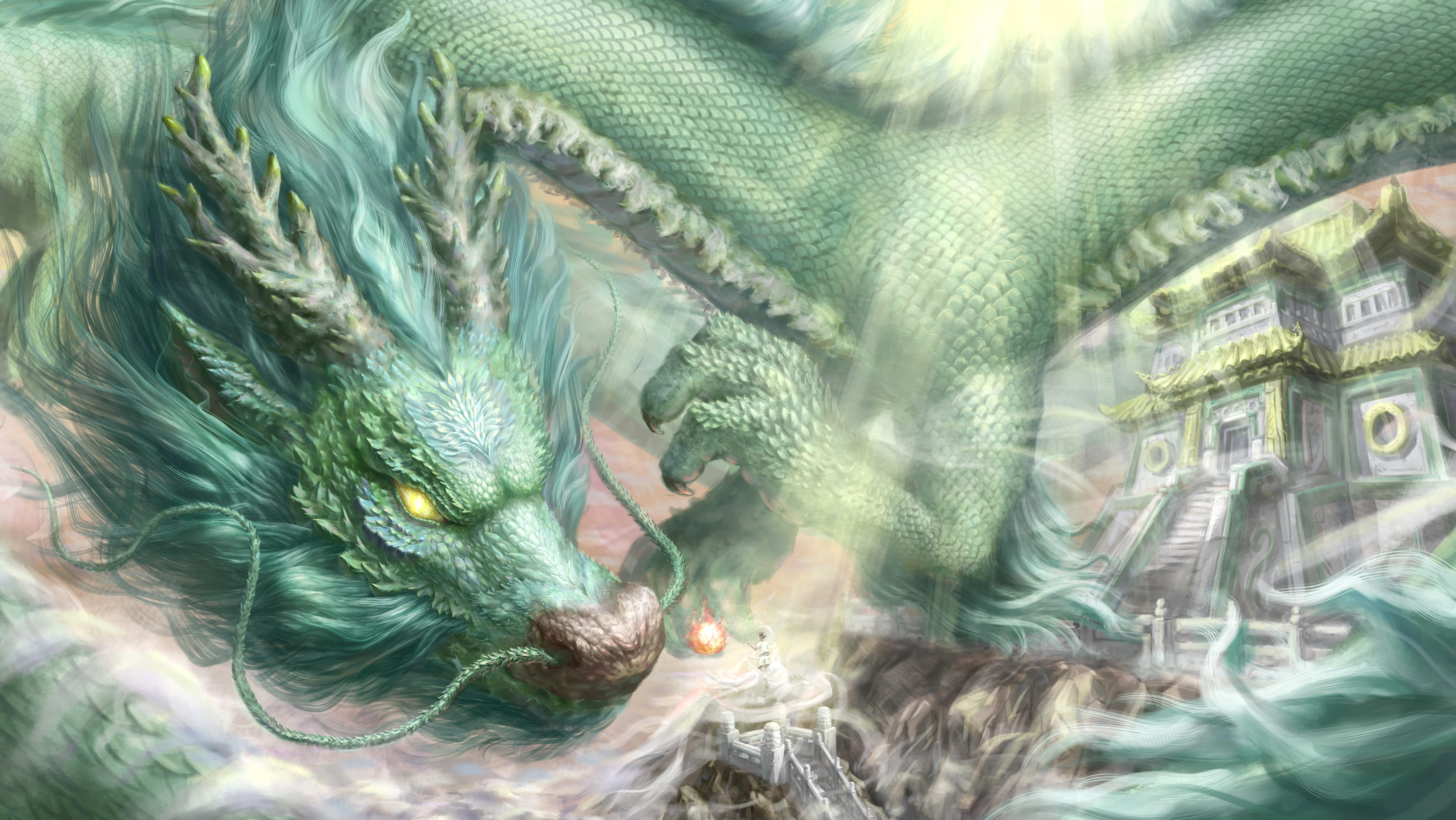 Chinese Dragon Fantasy Dragon 8k Ultra wallpapers HD quality