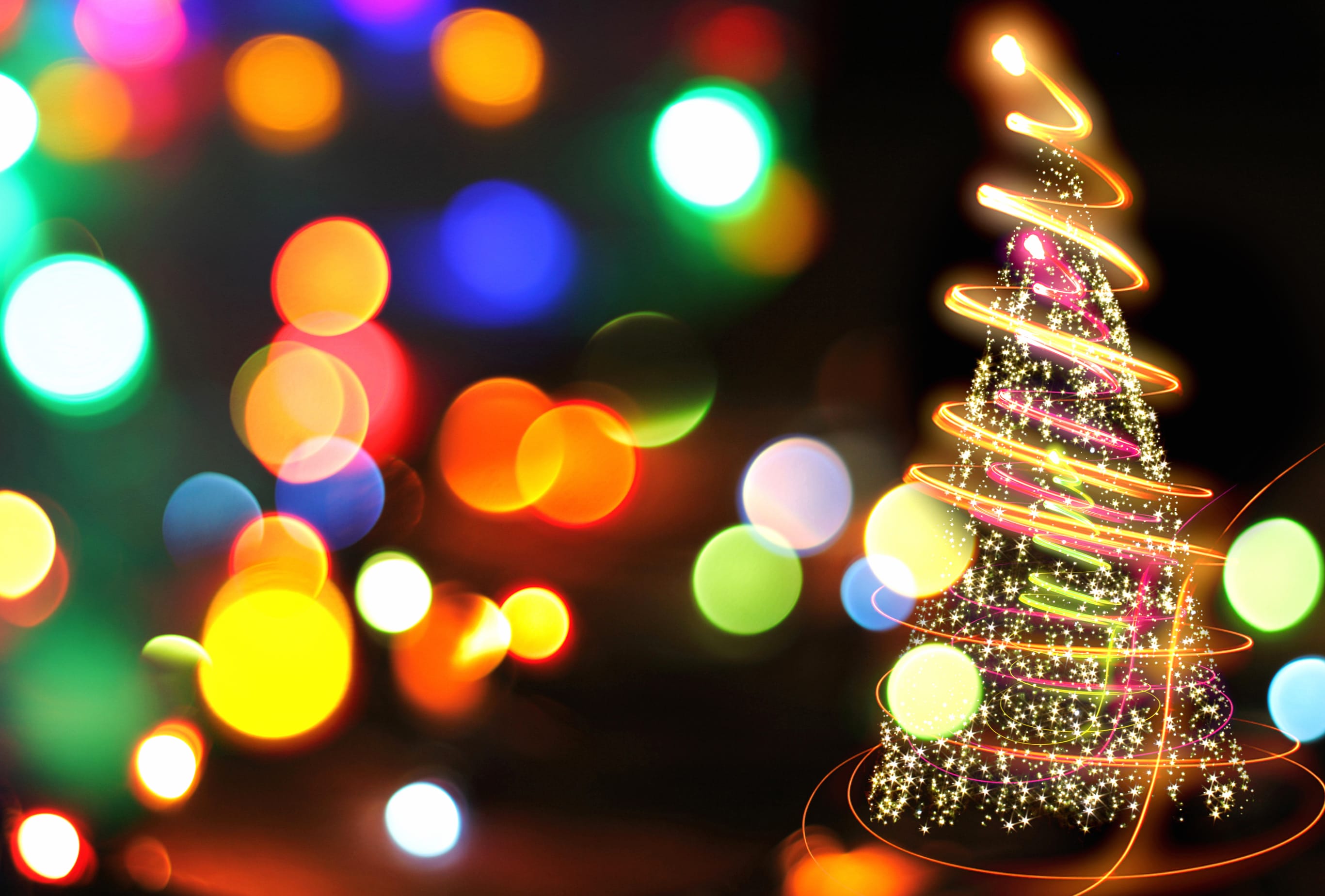 Christmas Lights Christmas Tree Holiday Christmas wallpapers HD quality