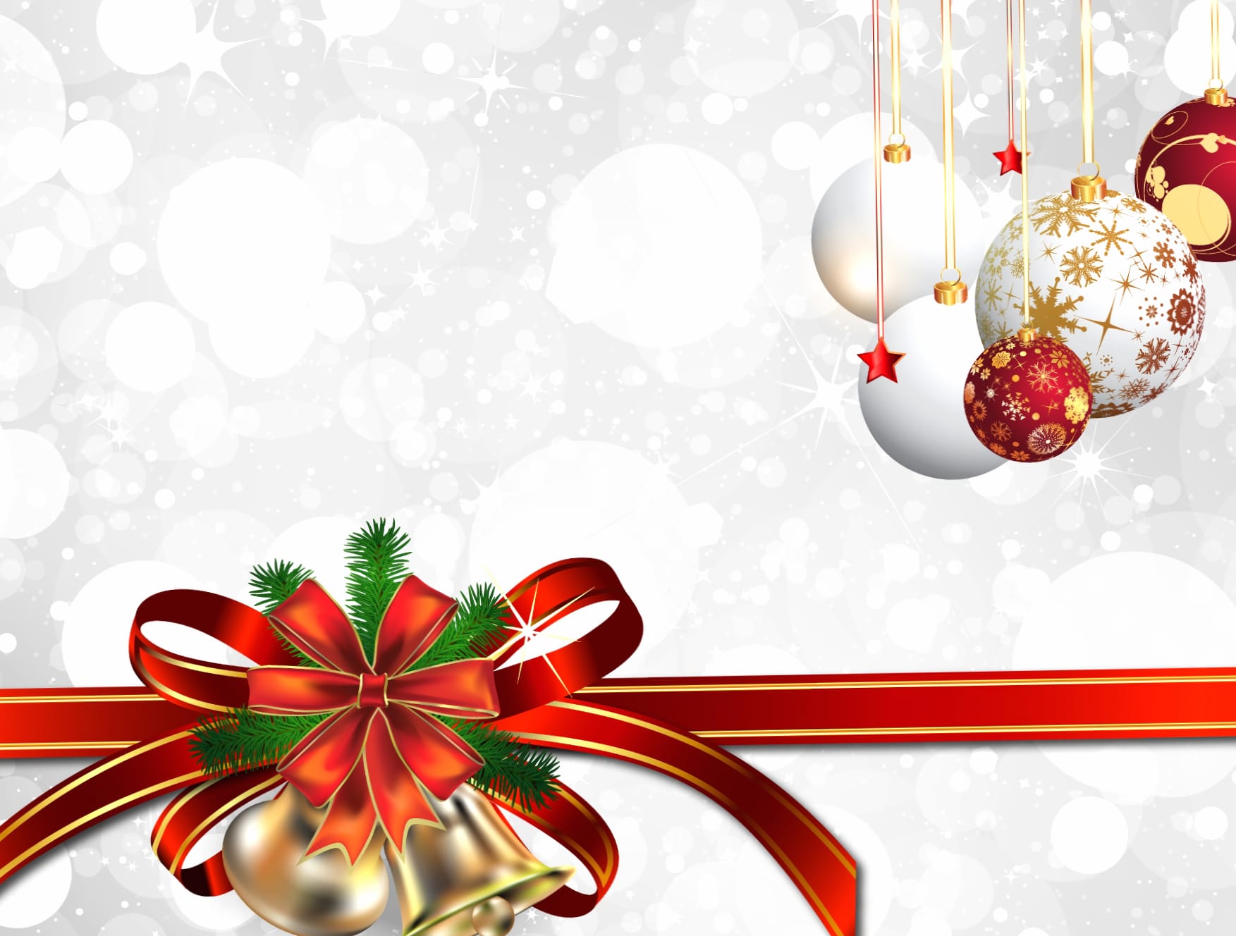 Christmas Ornaments Bell Decoration Holiday Christmas at 1600 x 900 HD size wallpapers HD quality