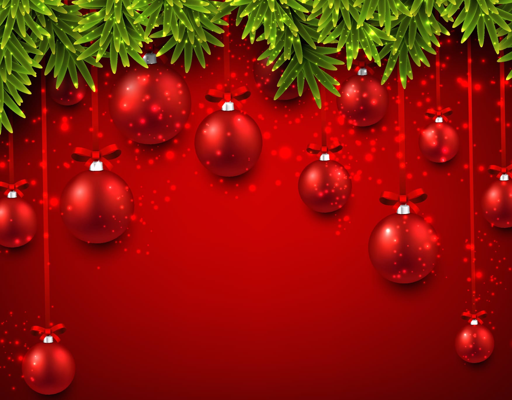 Christmas Ornaments Red Holiday Christmas wallpapers HD quality