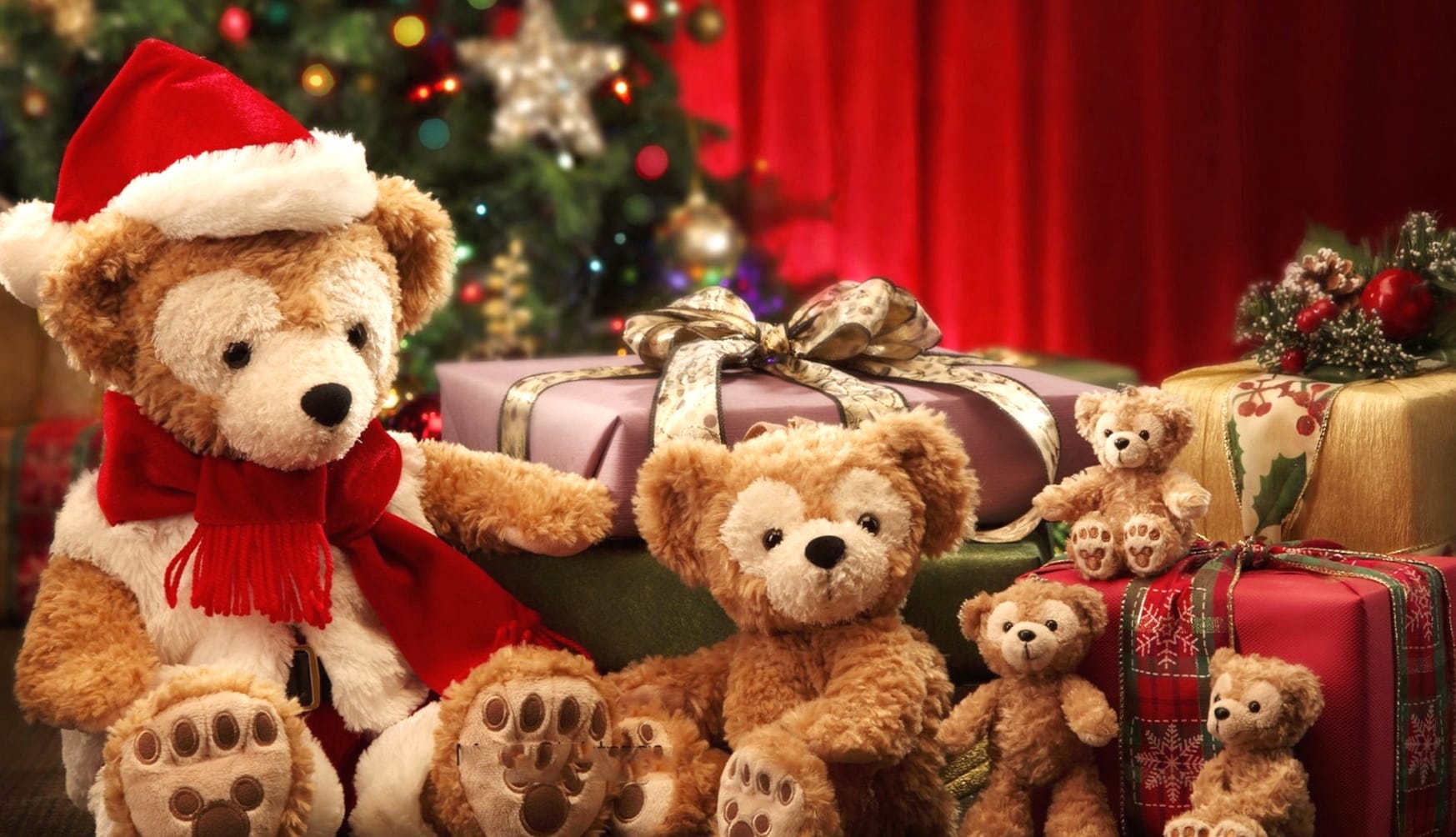 Christmas Teddy Bears wallpapers HD quality