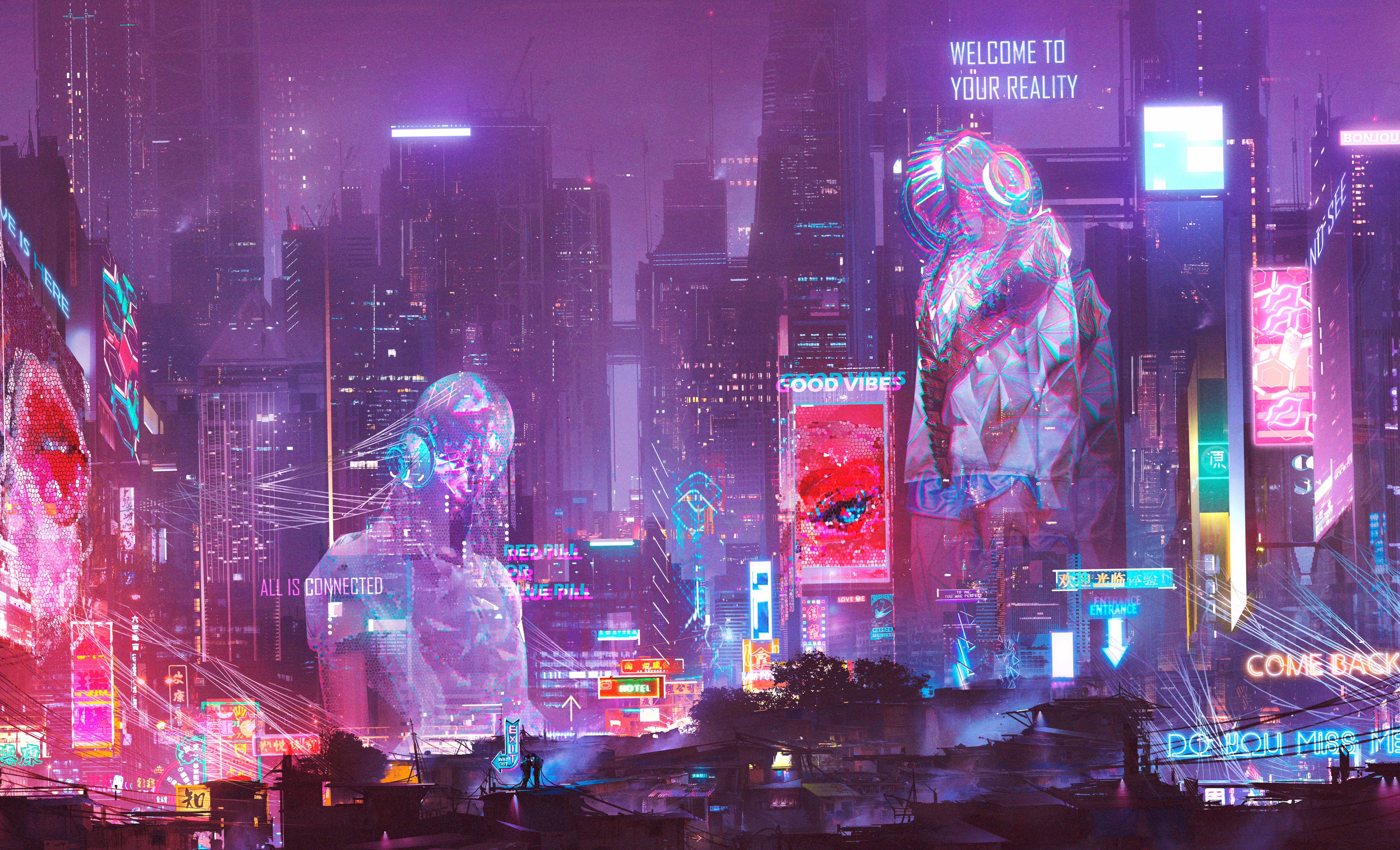 City Sci Fi Cyberpunk Sci Fi City wallpapers HD quality