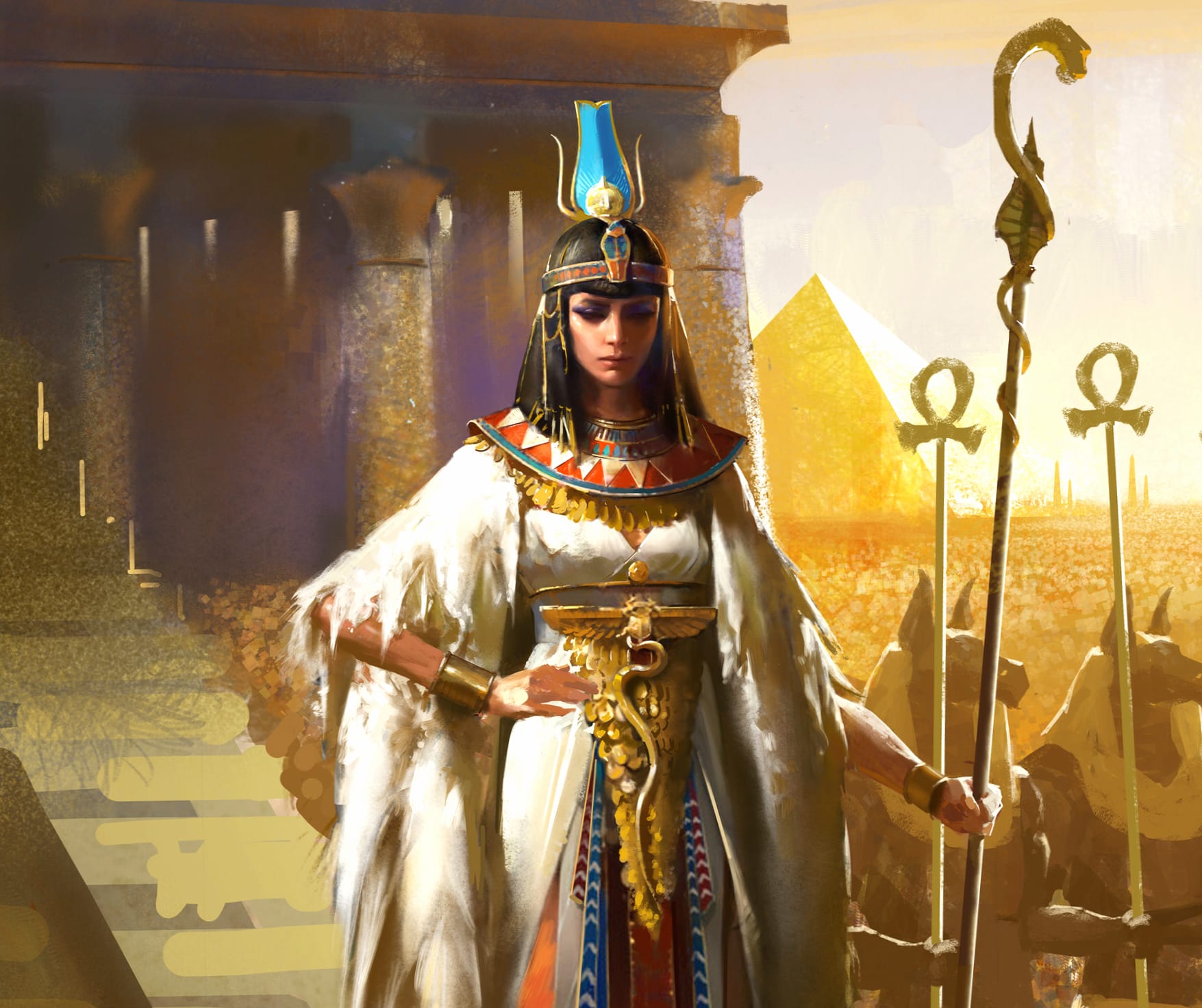 Cleopatra Fantasy Woman at 2560 x 1440 HD size wallpapers HD quality