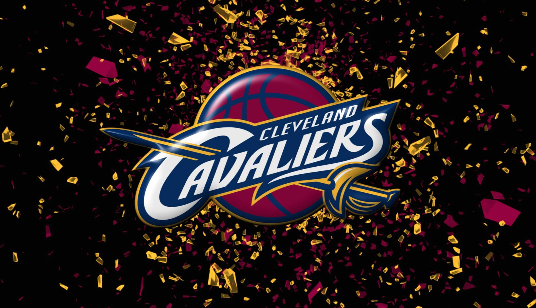 Cleveland Cavaliers Confetti Celebration wallpapers HD quality