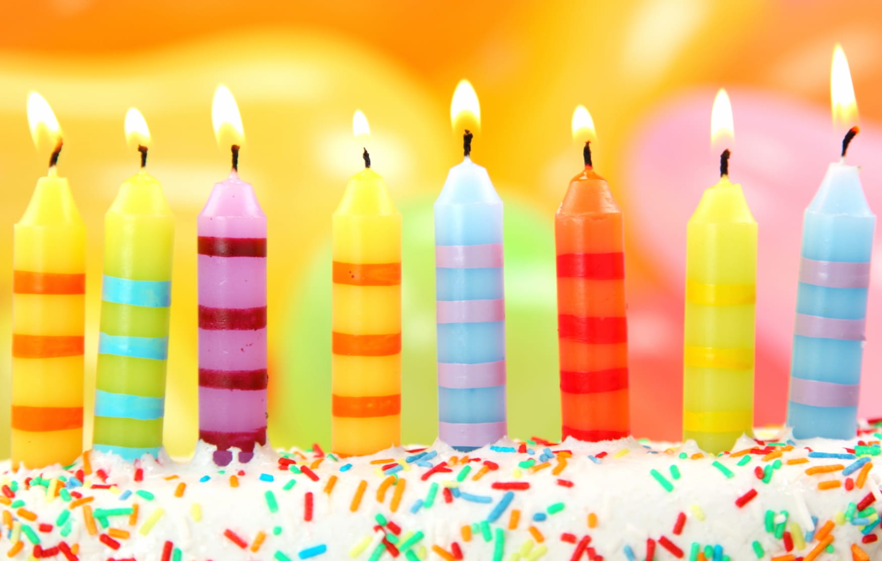 Colorful Birthday Candle wallpapers HD quality