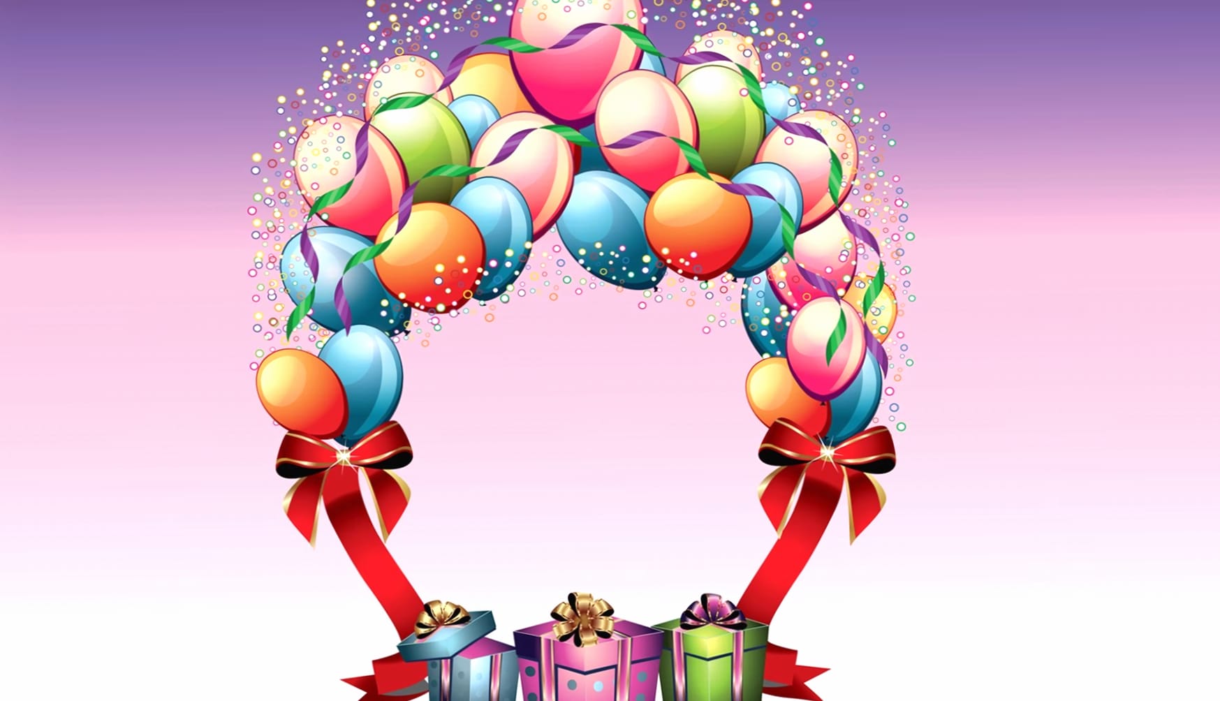 Colorful Gift Balloon Holiday Birthday wallpapers HD quality