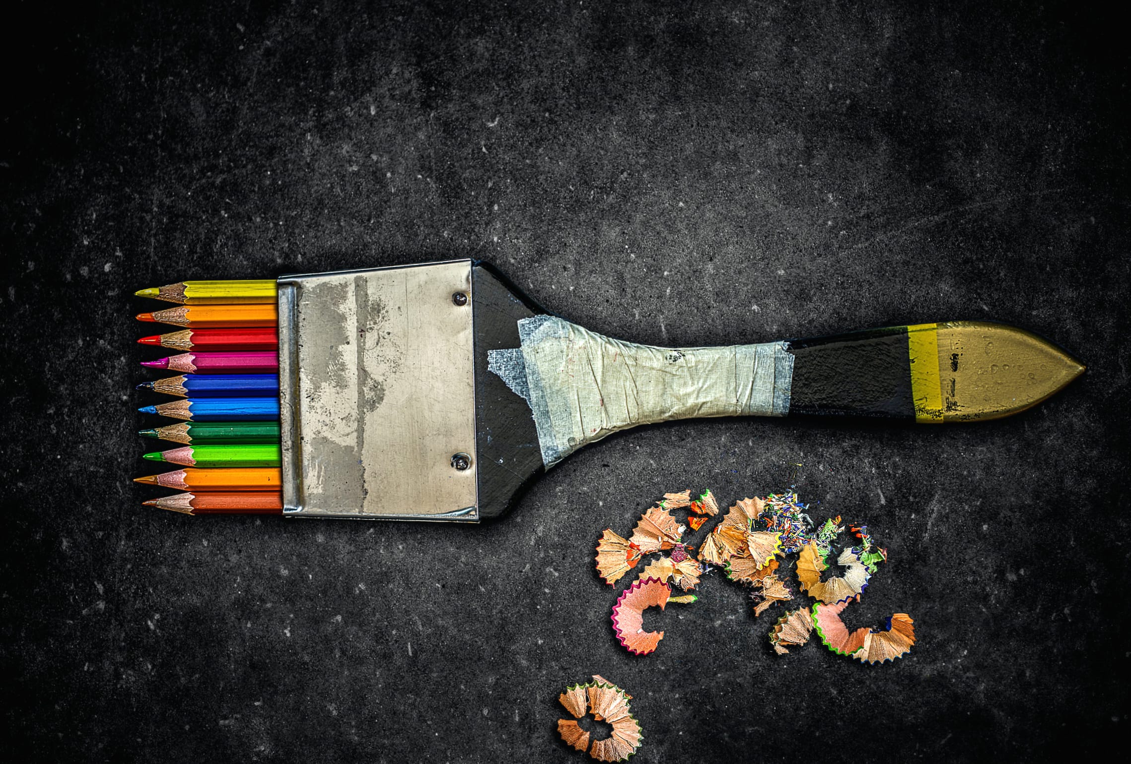 Colors Humor Photography Pencil at 1024 x 768 size wallpapers HD quality