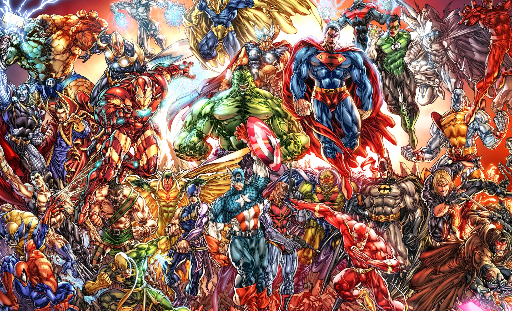 Comic Collage wallpapers HD quality