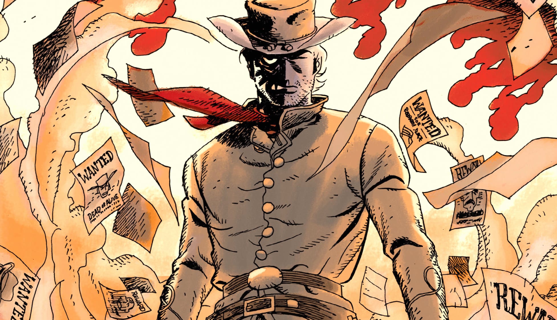 Comic Jonah Hex at 1024 x 1024 iPad size wallpapers HD quality