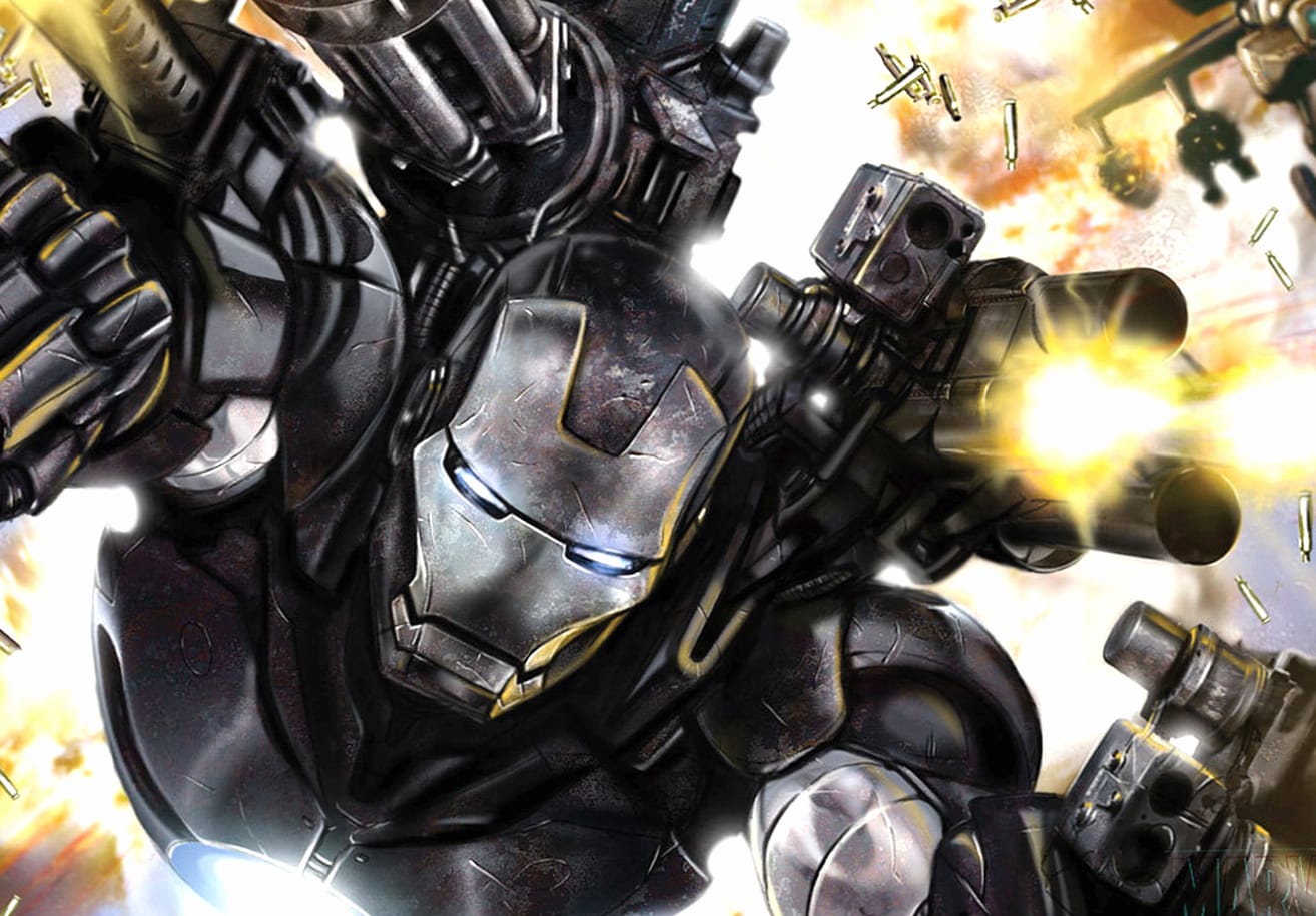 Comic War Machine Wallpaper wallpapers HD quality