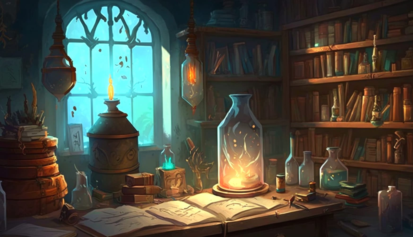 Concept Art A Magical Classroom 1 wallpapers HD quality