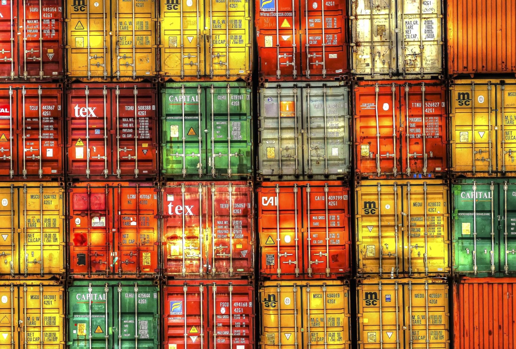 Container Colorful Photography Colors at 1024 x 1024 iPad size wallpapers HD quality