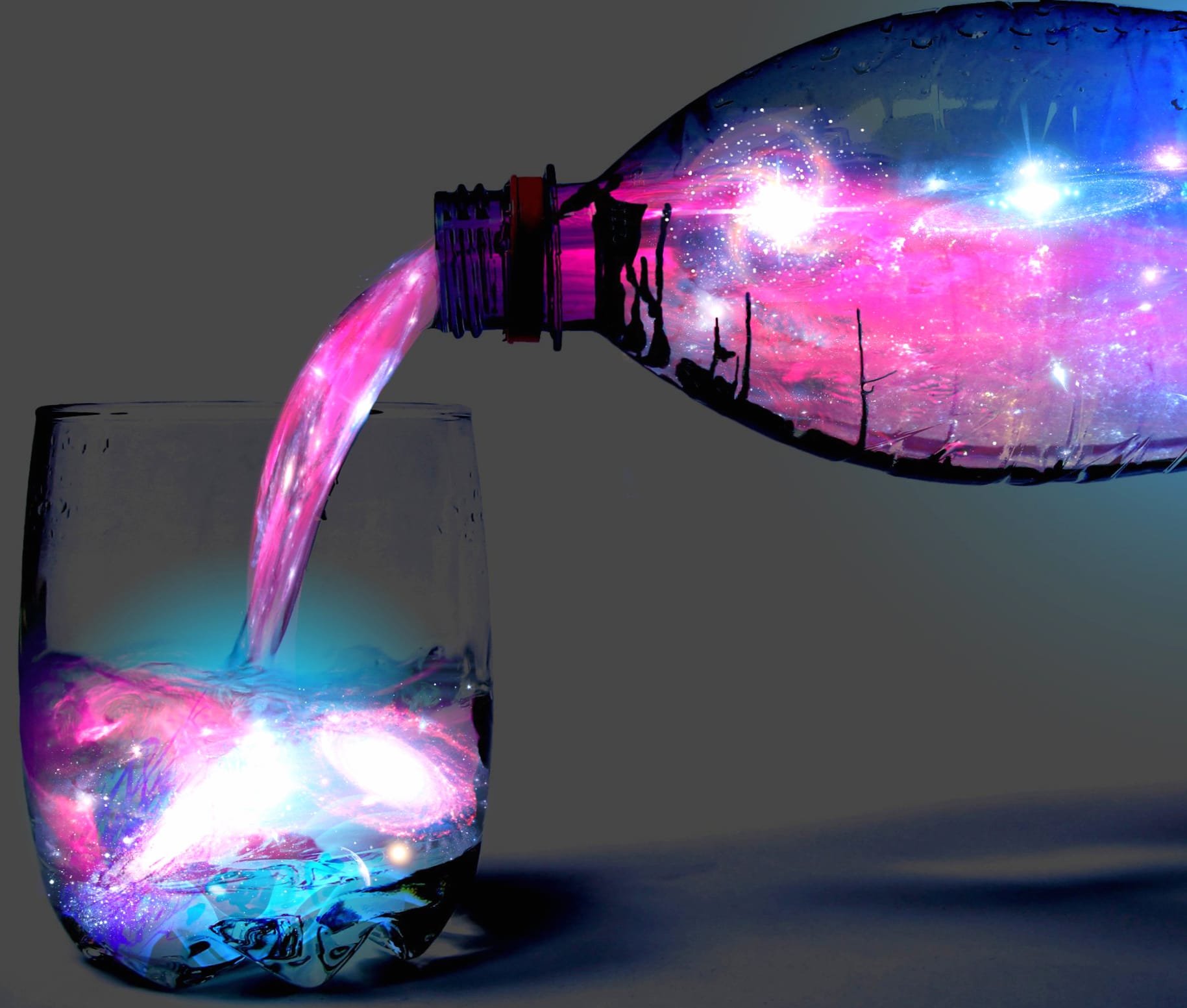 Cosmic Pour Glass & Space wallpapers HD quality