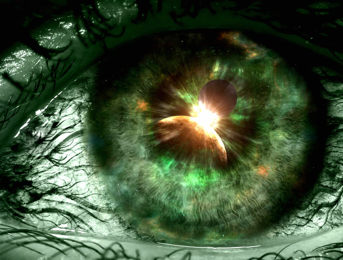 Cosmic Vision Artistic Space Eye wallpapers HD quality