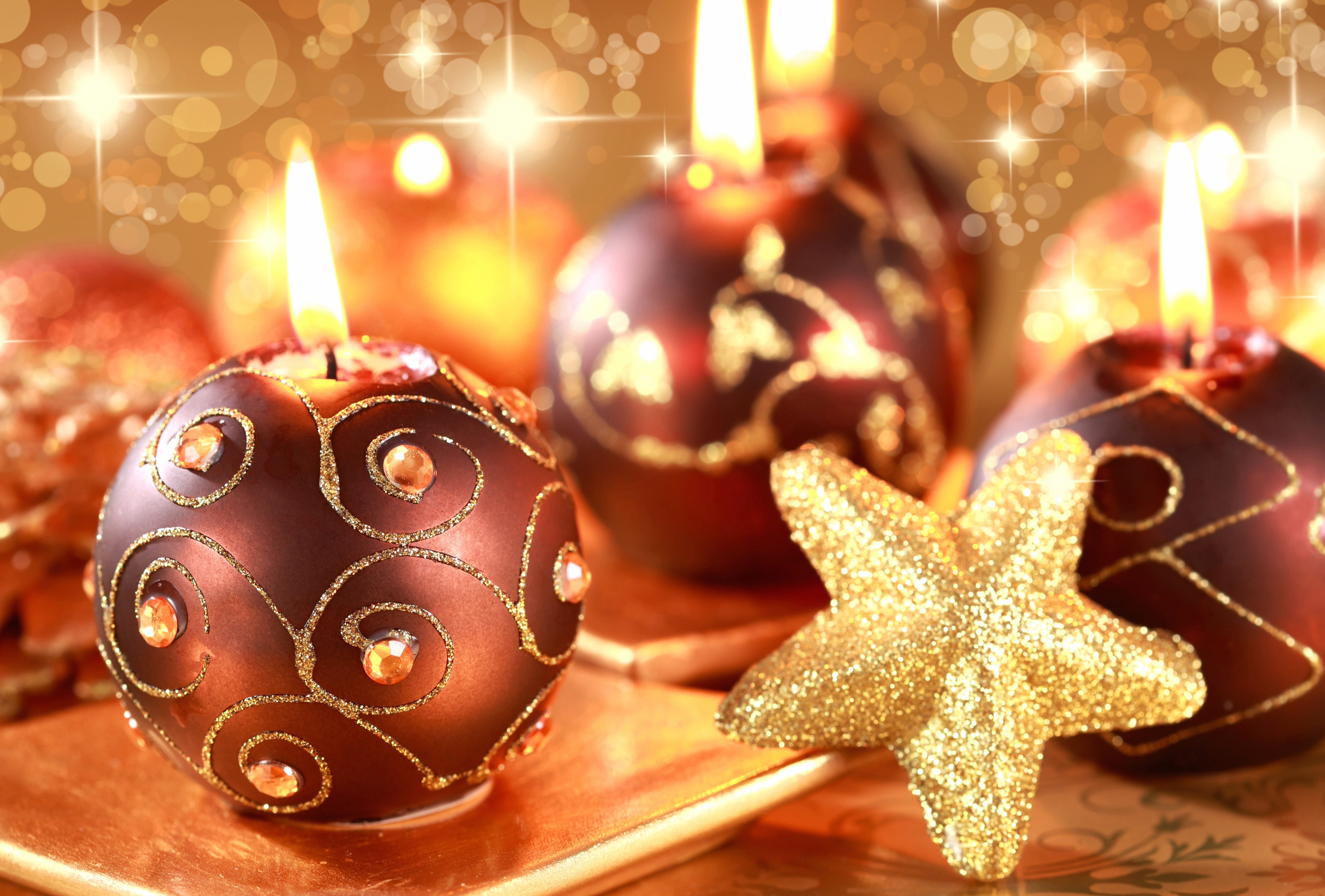 Cozy Candlelight A HD Christmas Ornament Holiday wallpapers HD quality