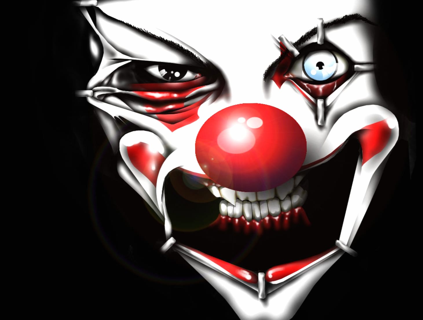 Creepy Dark Clown - wallpapers HD quality