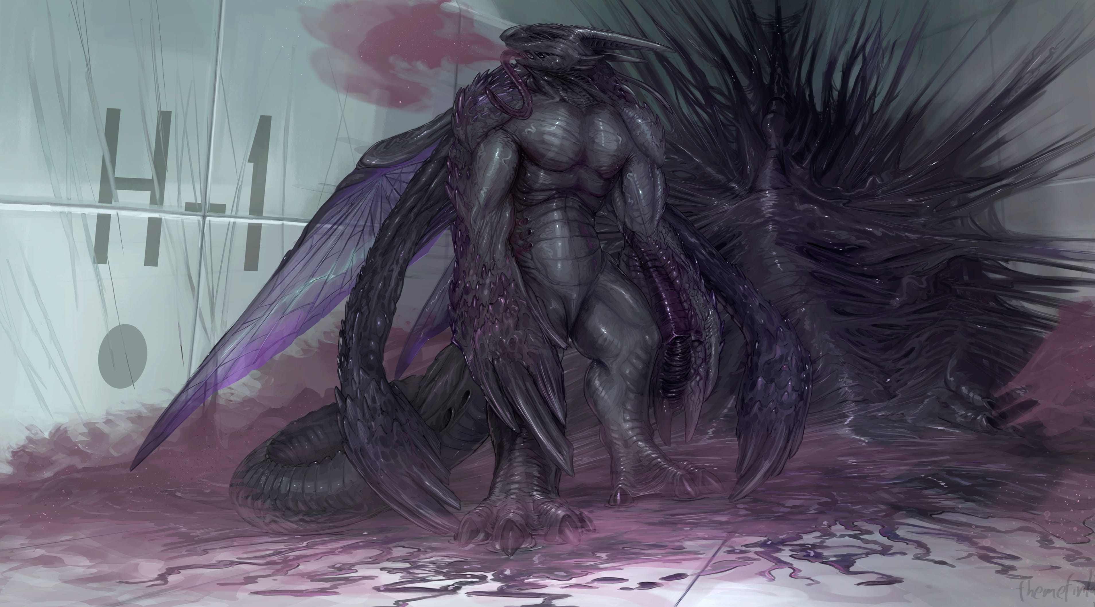 Creepy Monster Dark Creature at 2560 x 1440 HD size wallpapers HD quality