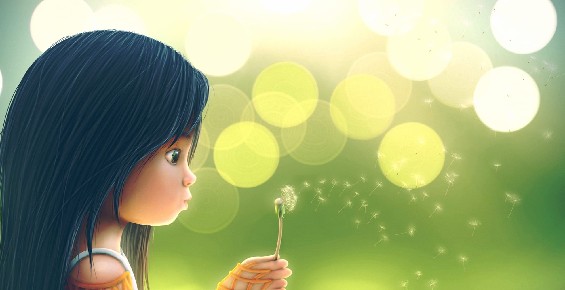 Cute Artistic Child wallpapers HD quality