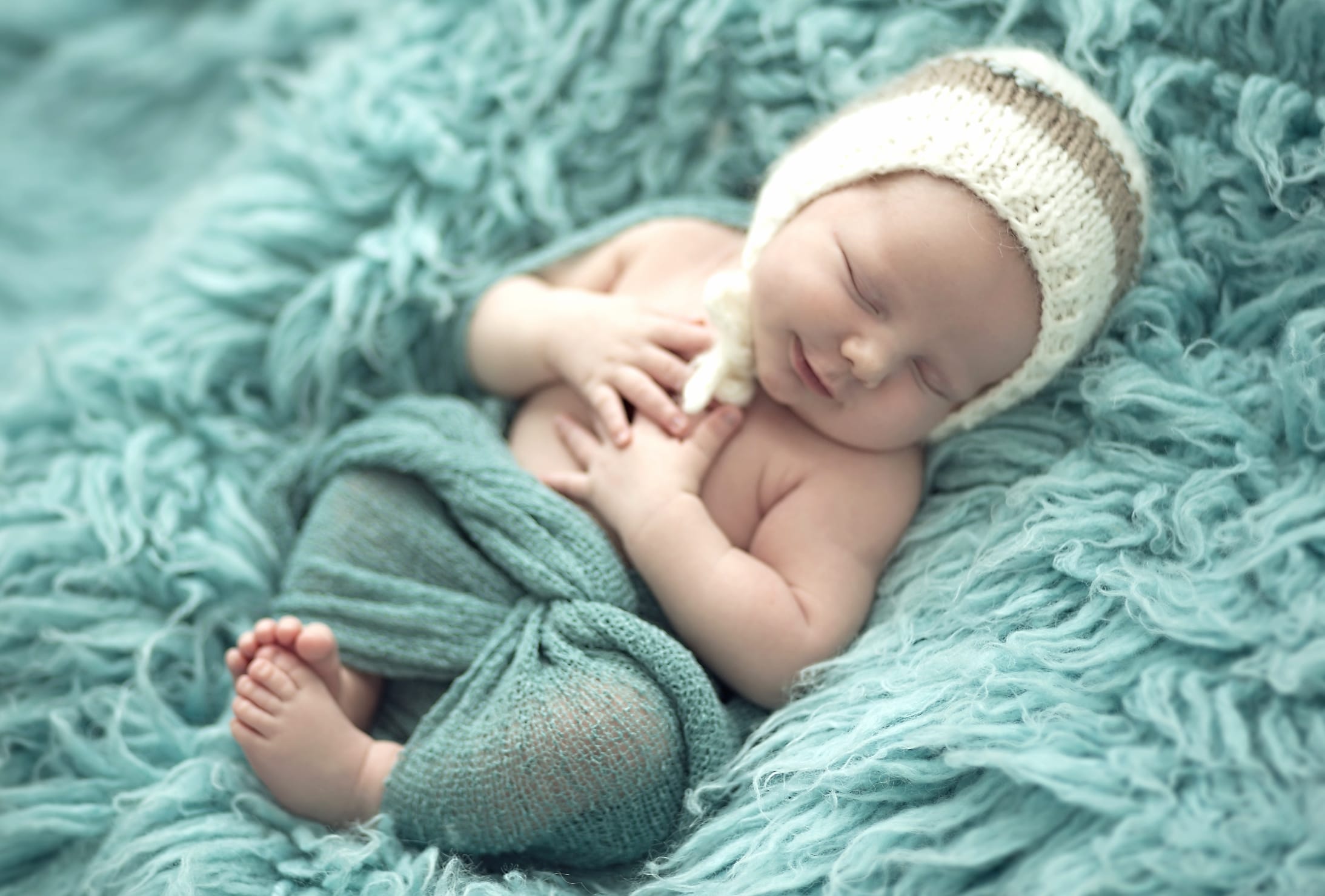 Cute Smile Blue Photography Baby wallpapers HD quality