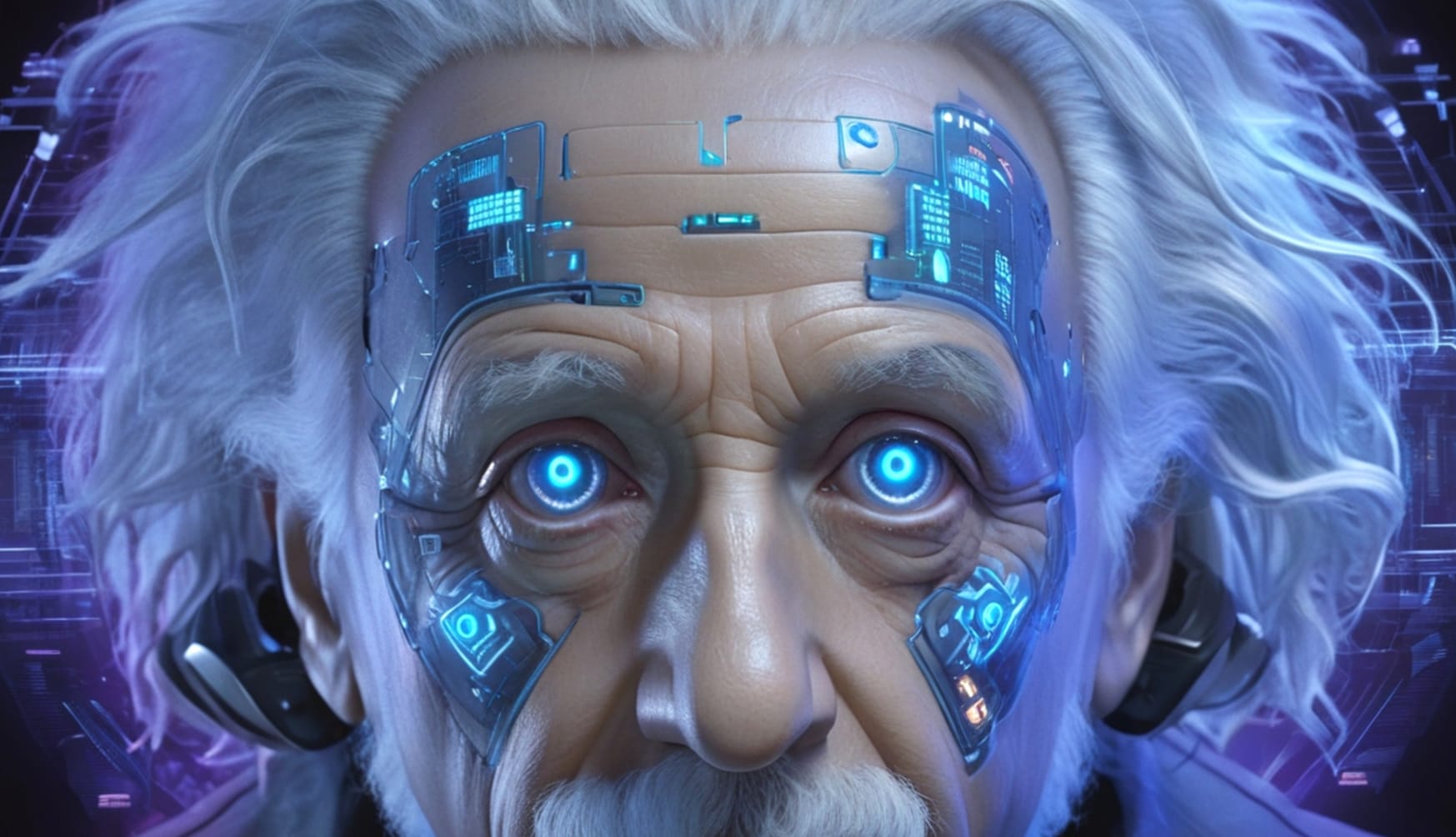 Cyberpunk Albert Einstein wallpapers HD quality