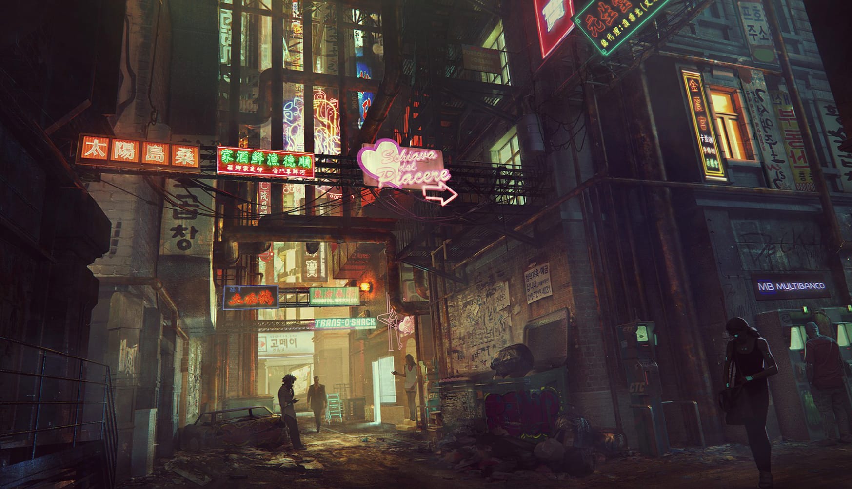 Cyberpunk Cityscape - wallpapers HD quality