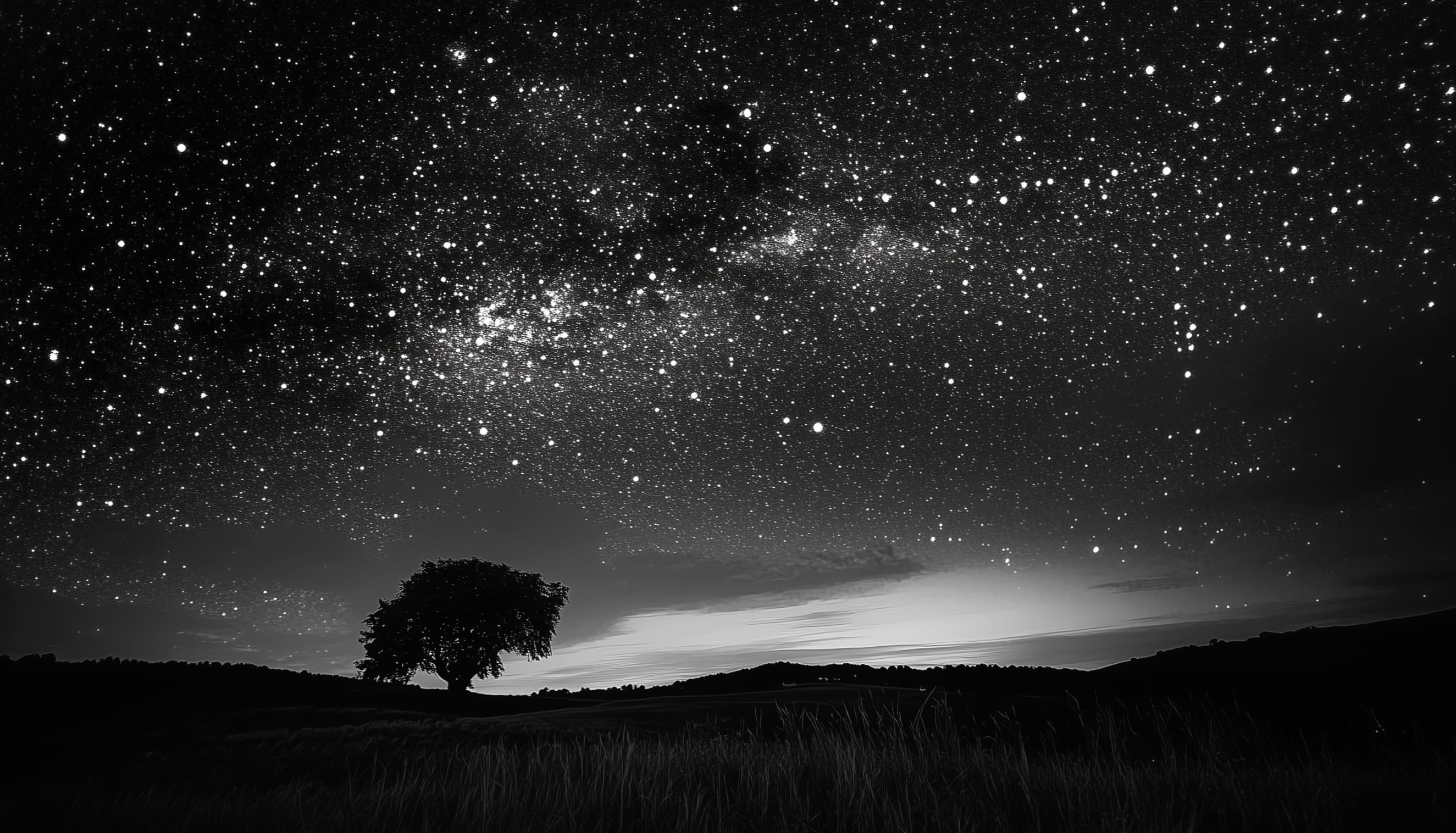 Dark Black Starry Sky wallpapers HD quality