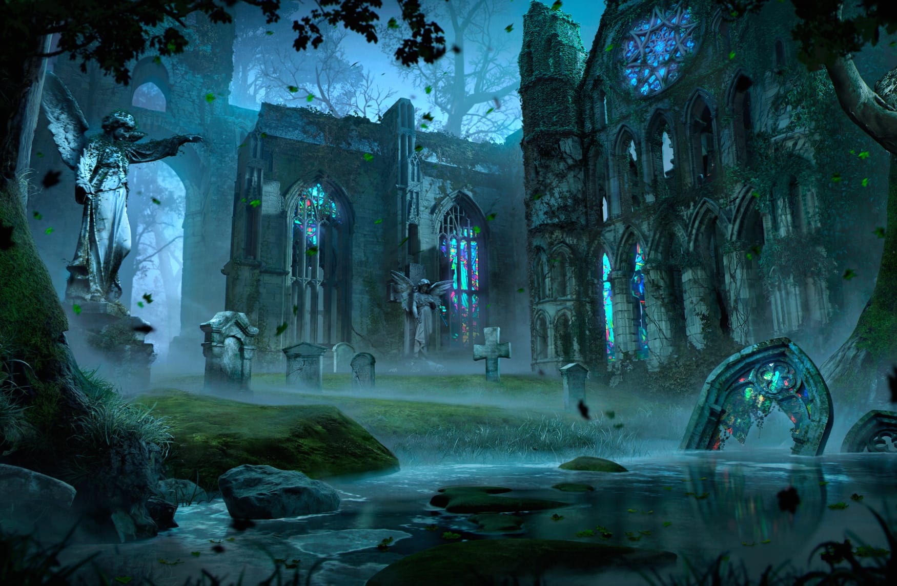 Dark Cemetery wallpapers HD quality