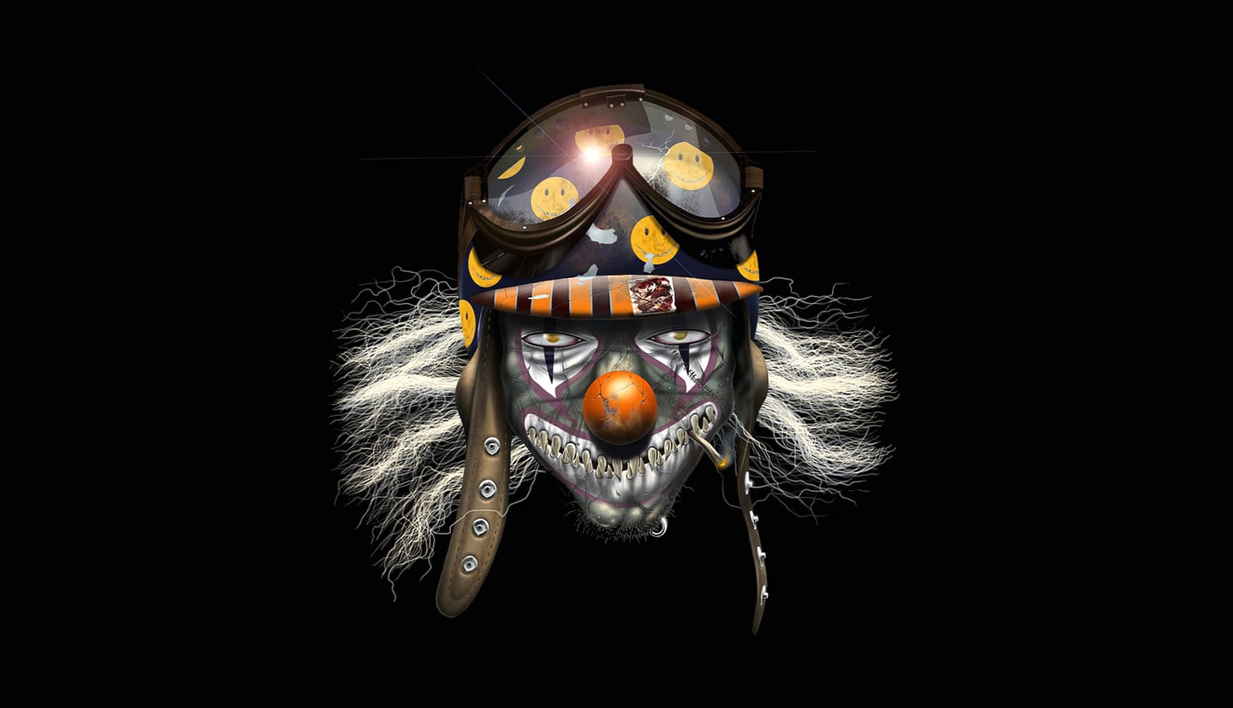 Dark Clown A Haunting Artistry at 1920 x 1080 HD size wallpapers HD quality