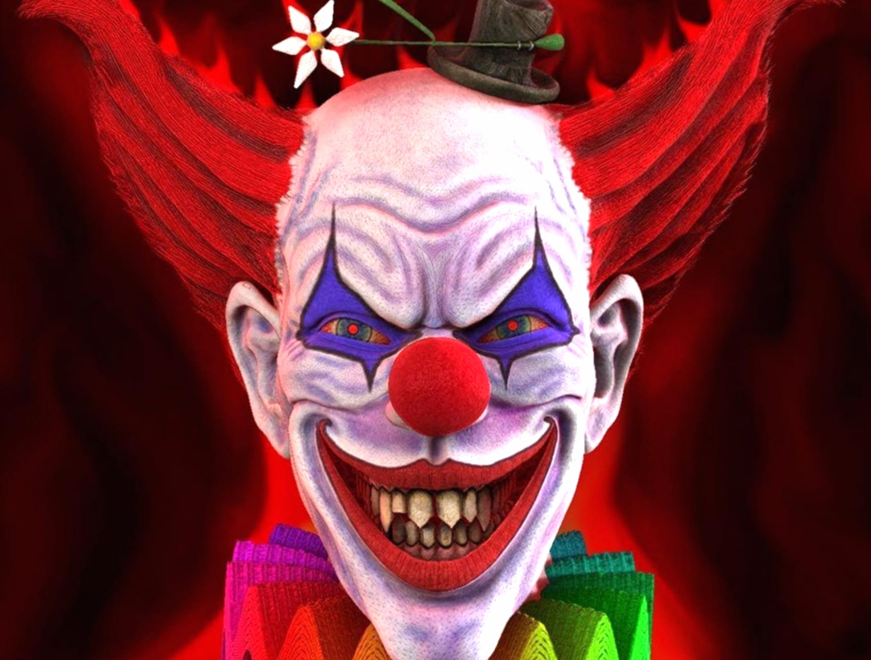 Dark Clown A Sinister Smile Awaits You wallpapers HD quality