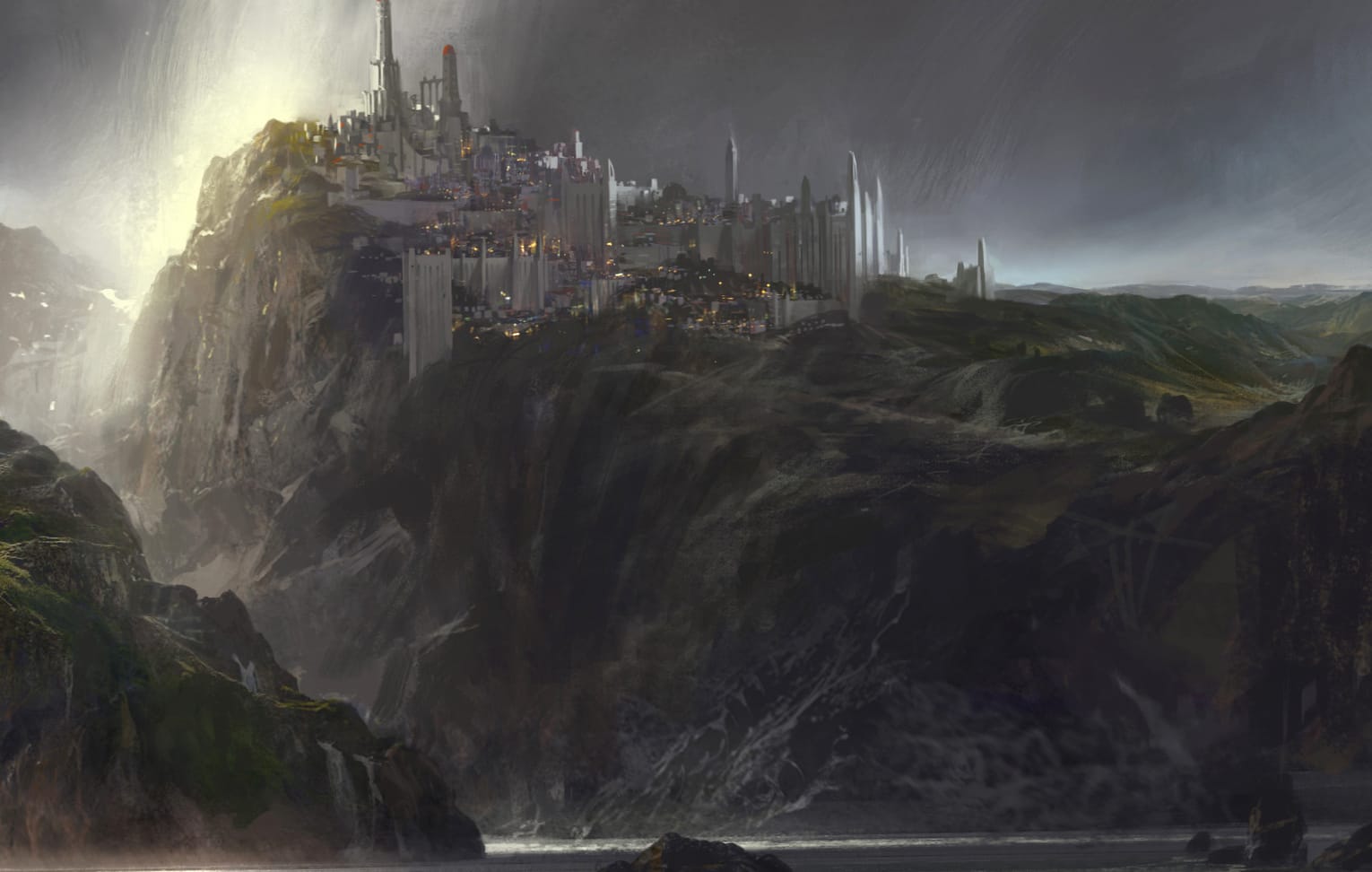 Dark Fantasy Castle at 1366 x 768 HD size wallpapers HD quality