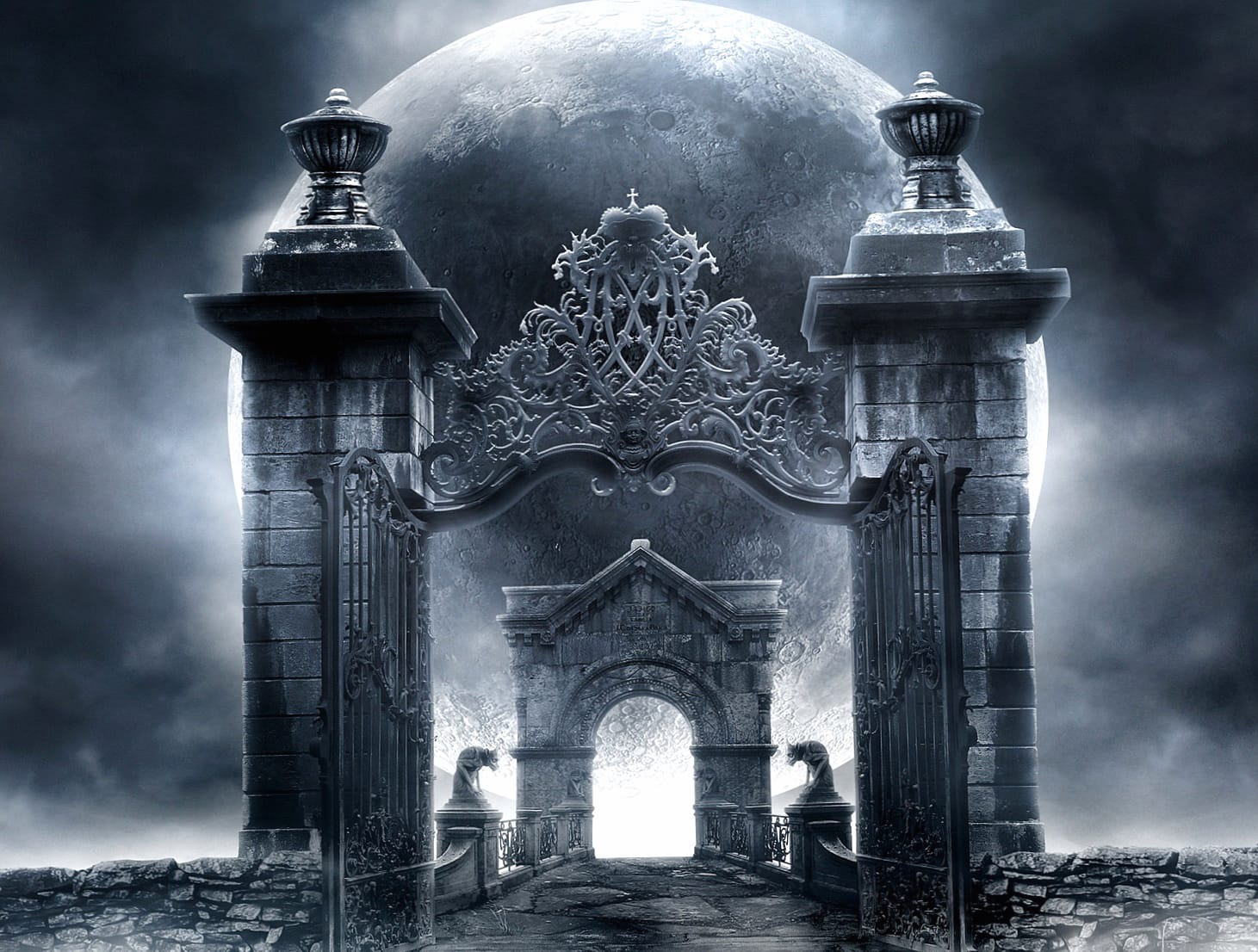 Dark Gothic A Gateway to Mystery wallpapers HD quality