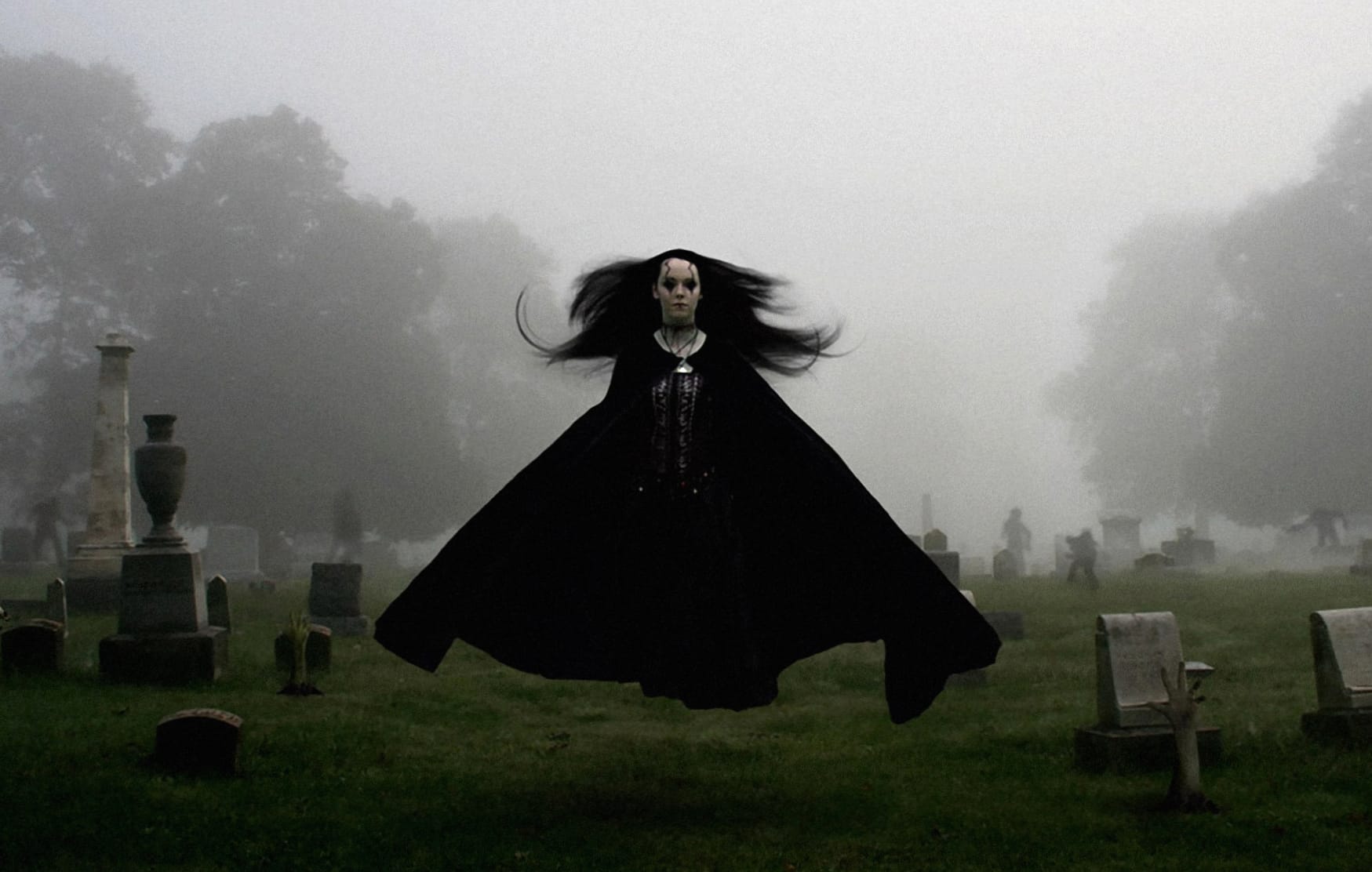 Dark Gothic Mystical Shadows in the Fog at 1600 x 900 HD size wallpapers HD quality