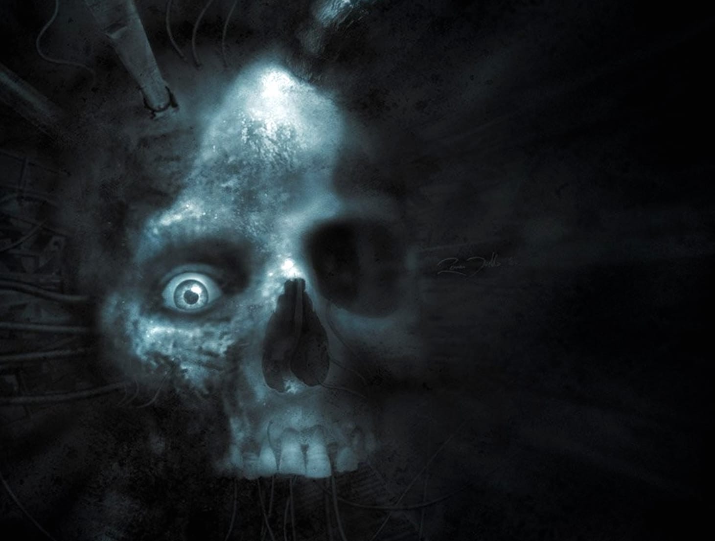 Dark Gothic Skull of Fantasy and Mystery wallpapers HD quality