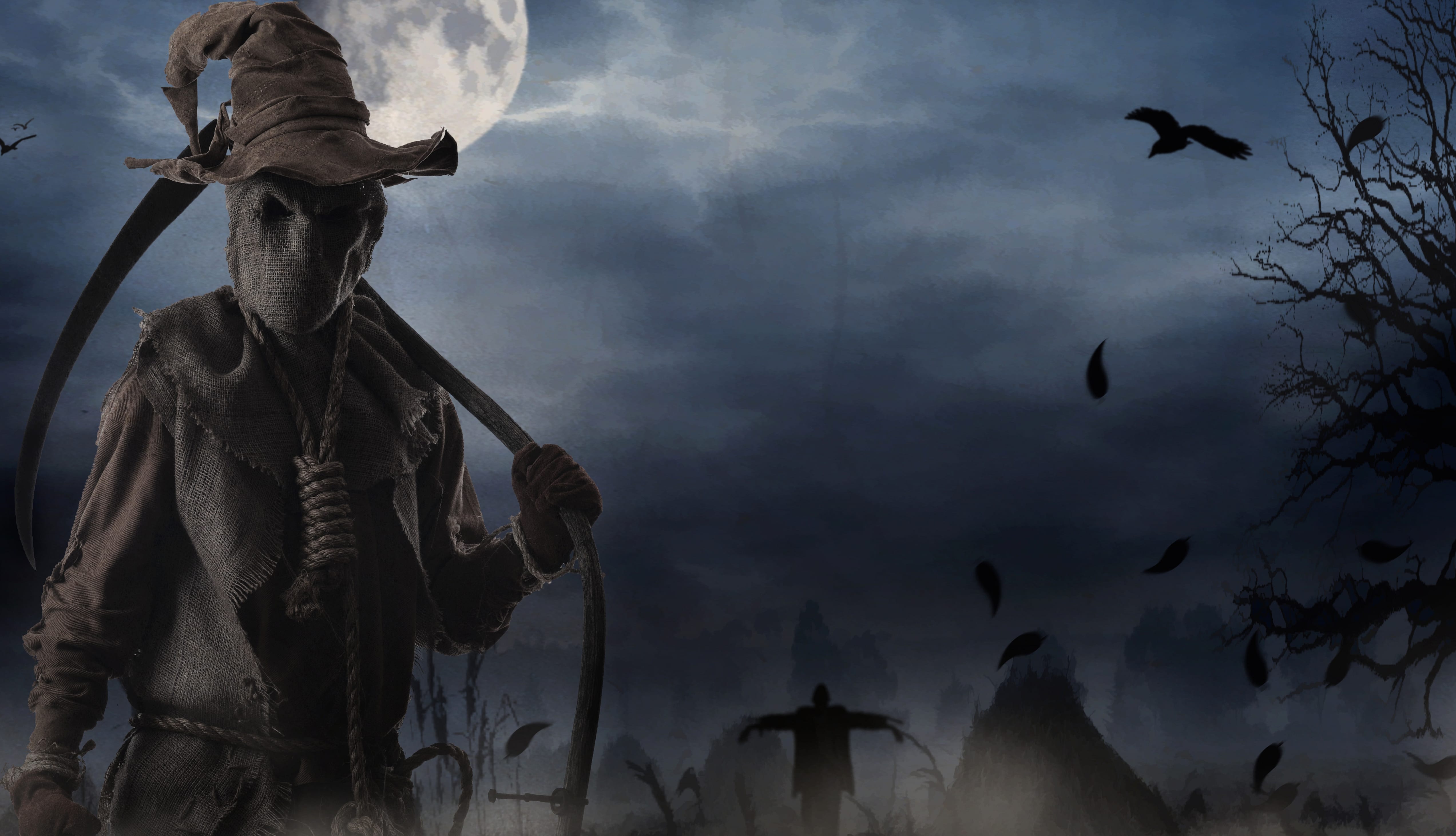 Dark Harvest A Spooky at 320 x 480 iPhone size wallpapers HD quality