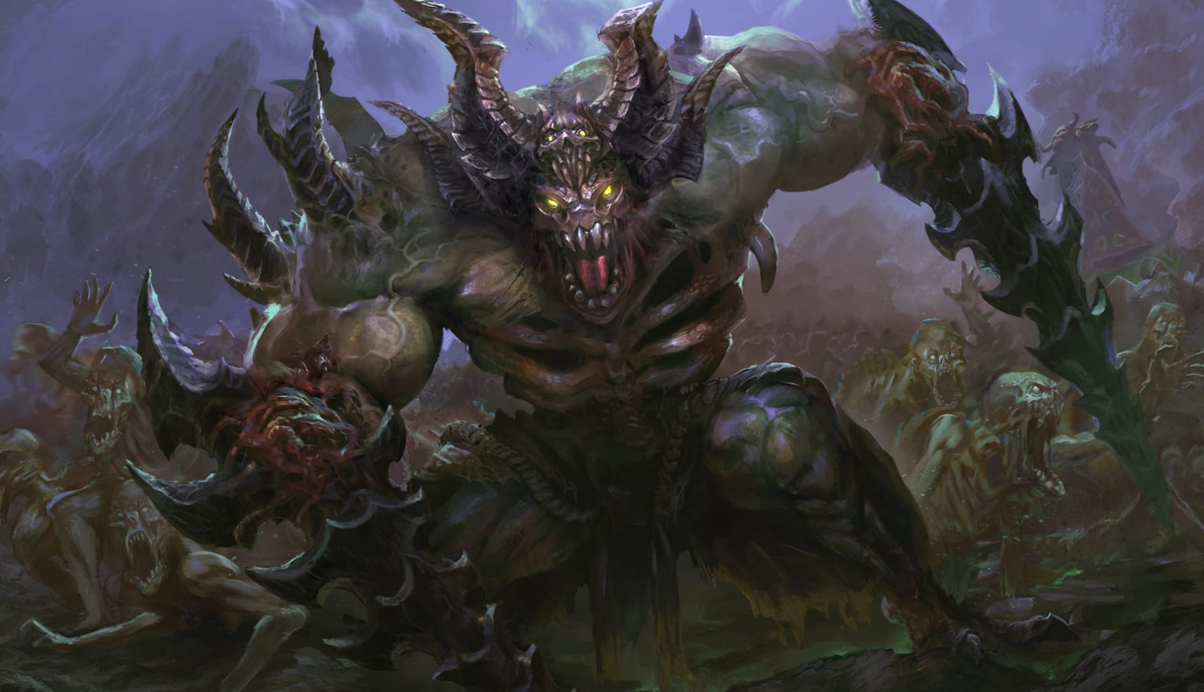 Dark Horned Demon at 750 x 1334 iPhone 6 size wallpapers HD quality