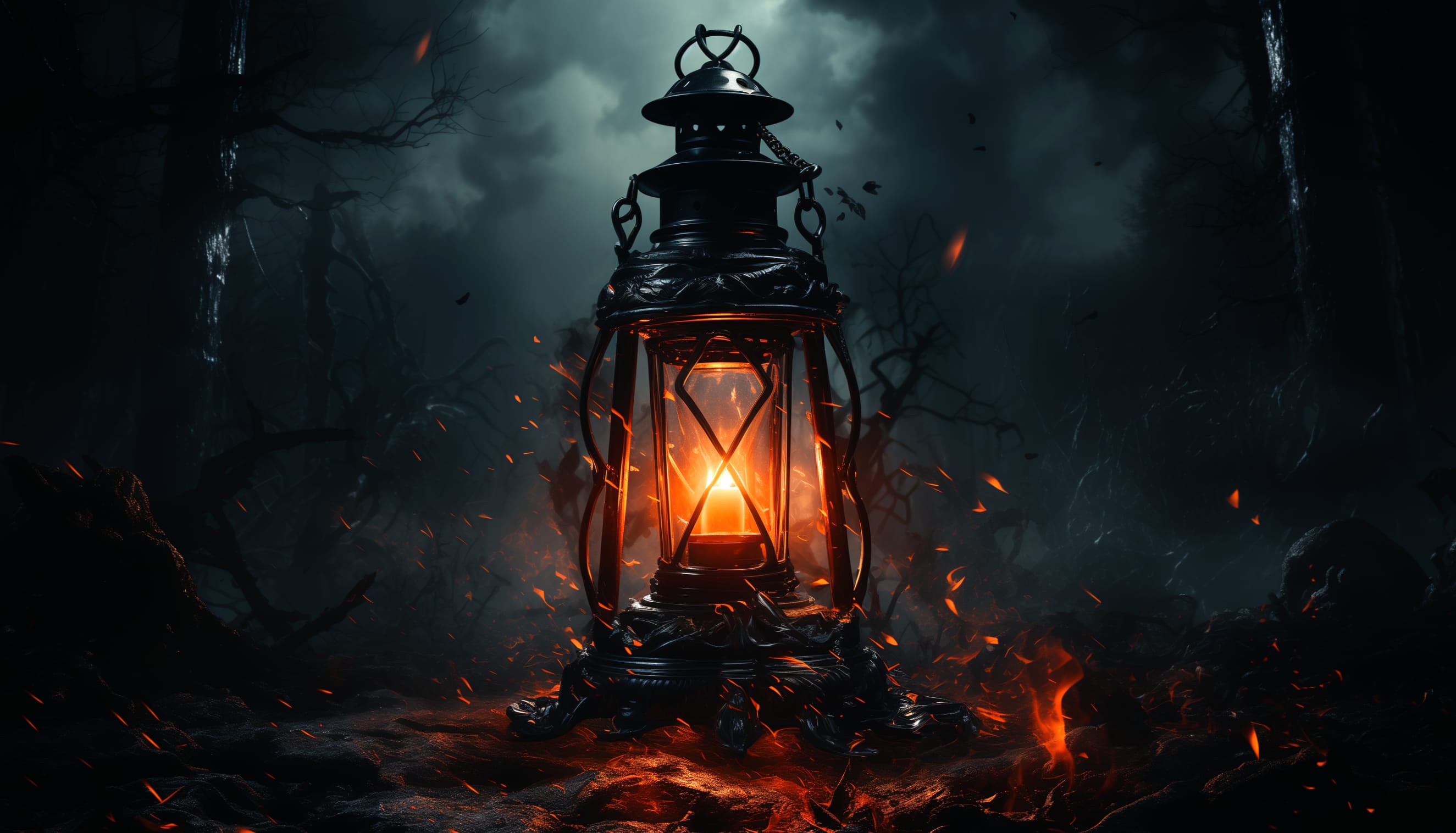 Dark Mystical Lantern wallpapers HD quality