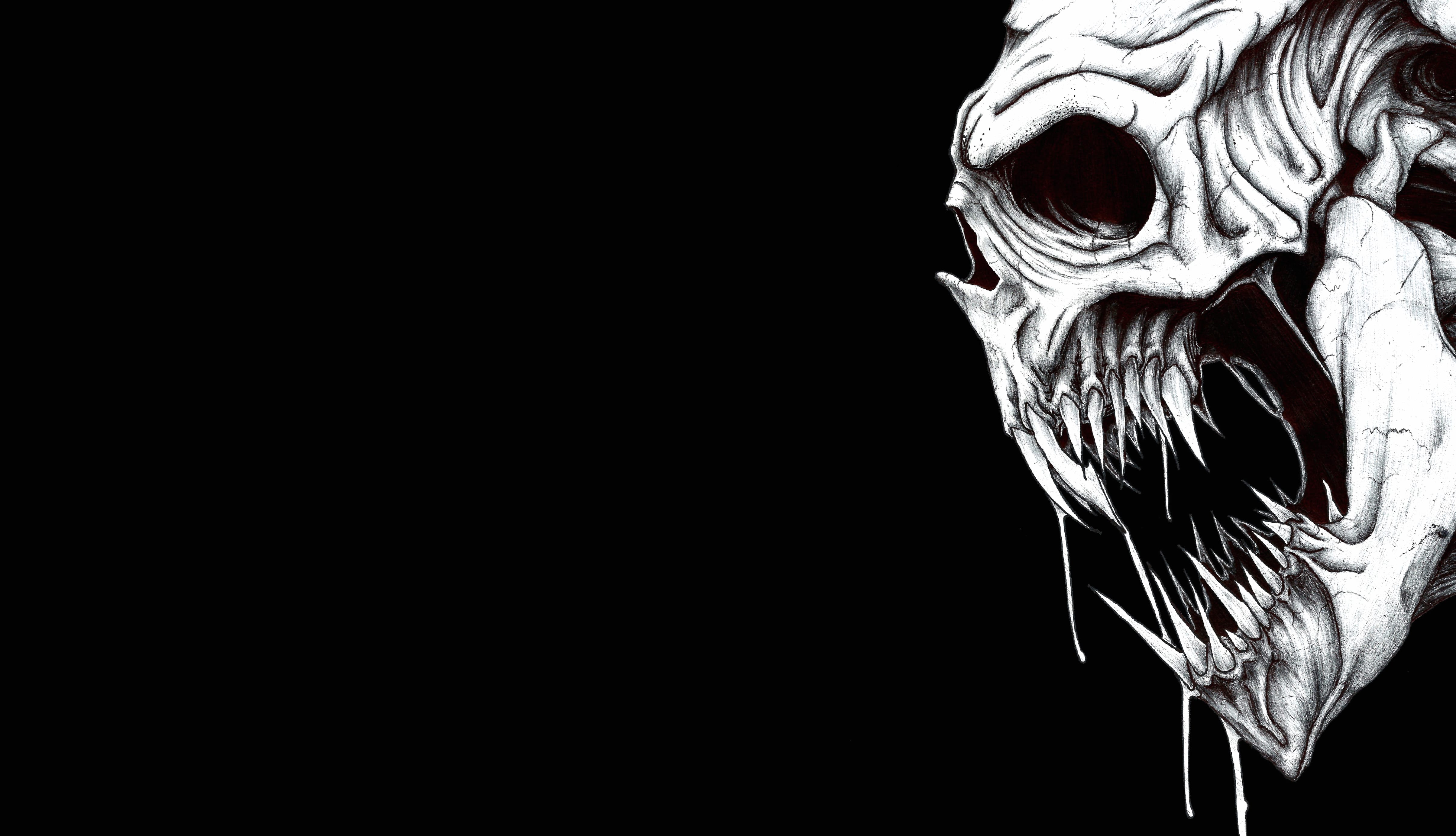 Dark Nightmare HD Skull Wallpaper wallpapers HD quality