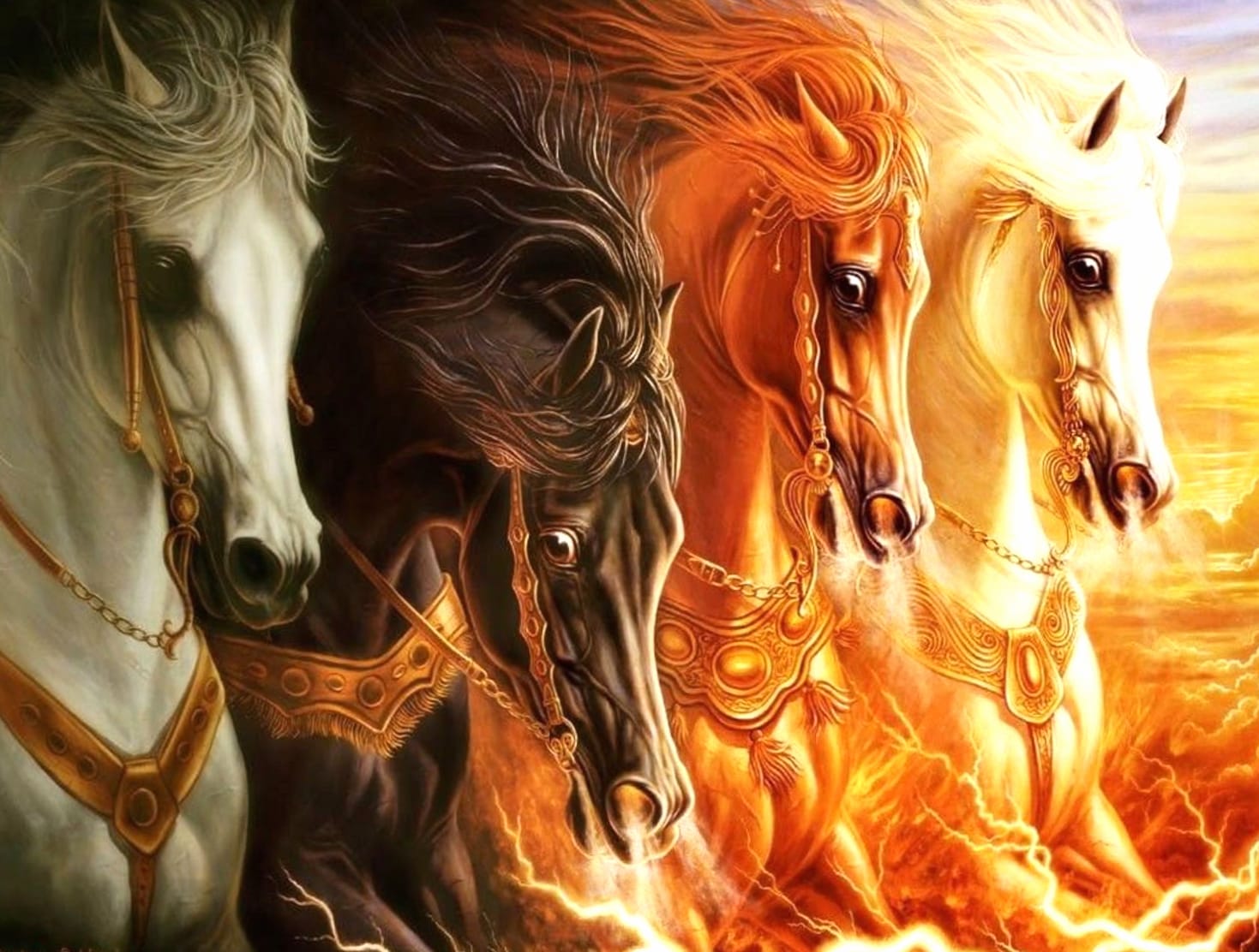 Dark Stallions A Stunning wallpapers HD quality