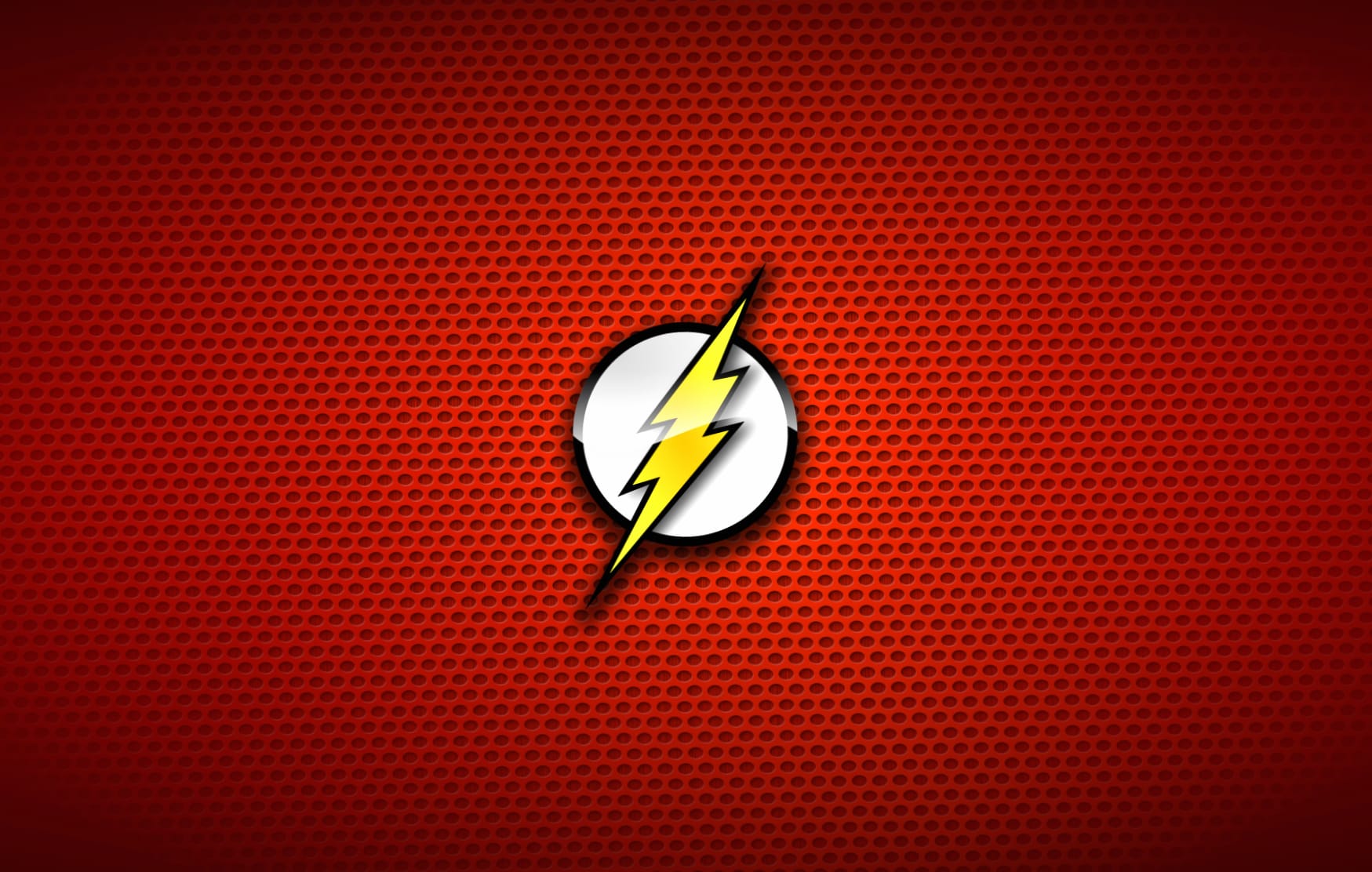 DC Comics Flash Logo at 1024 x 1024 iPad size wallpapers HD quality