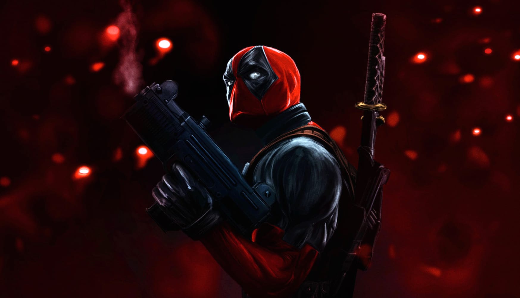 Deadpool Comic Hero in Action wallpapers HD quality