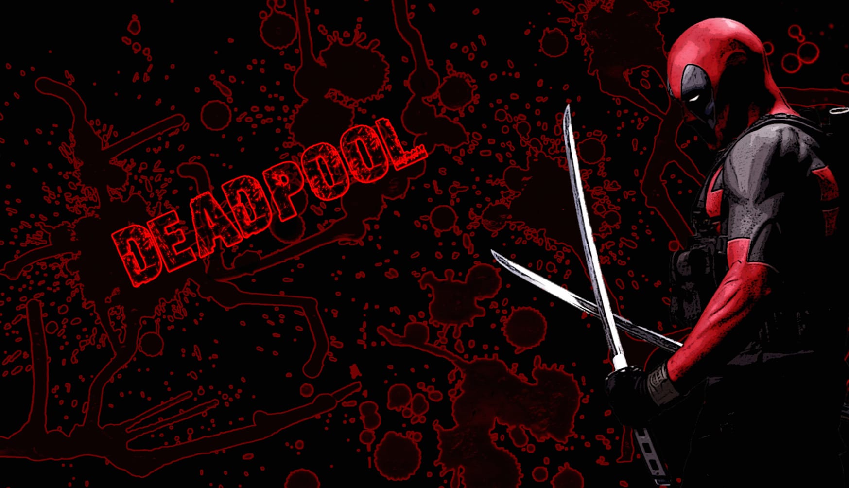 Deadpool Sword Art - wallpapers HD quality