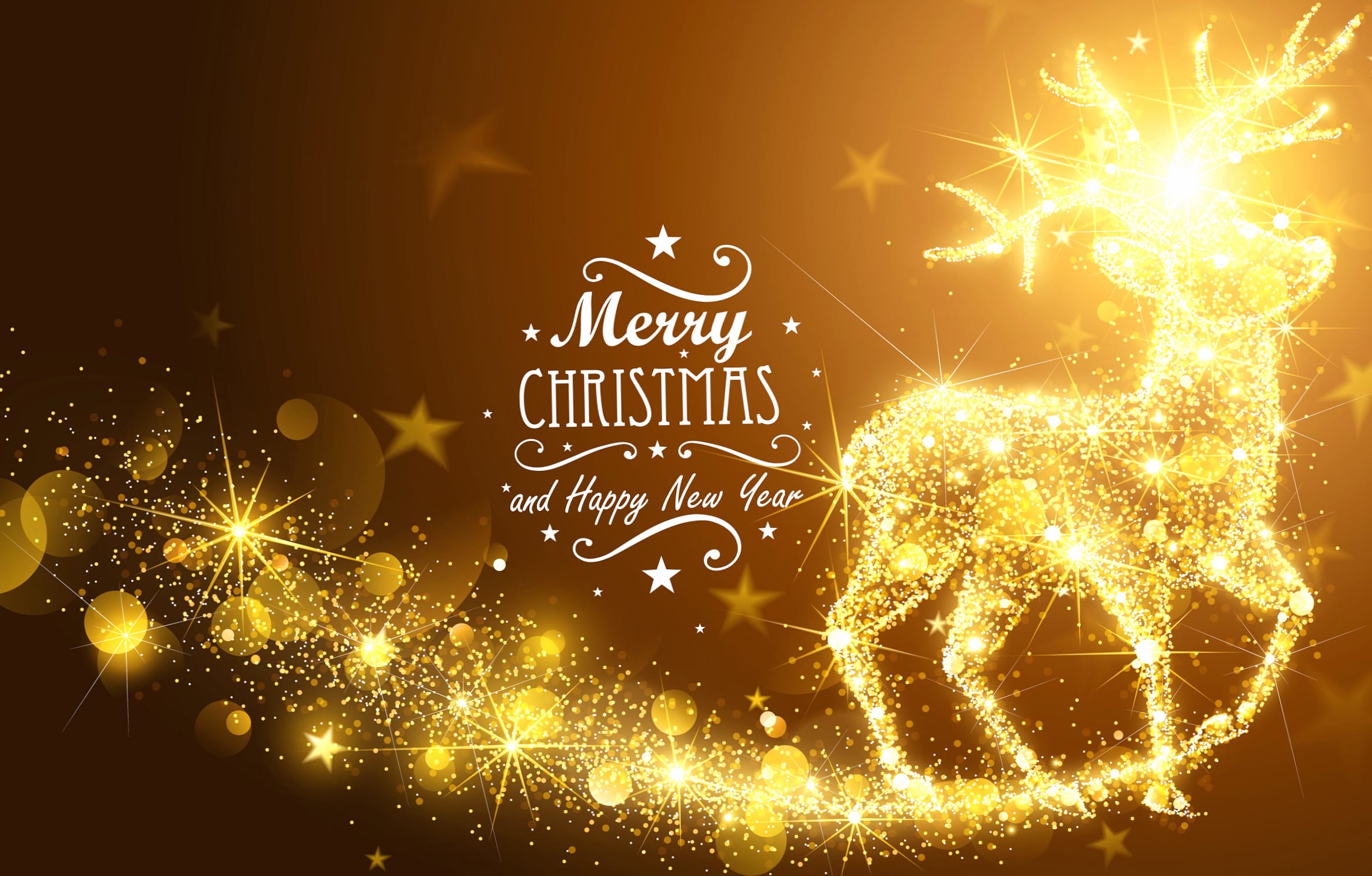 Deer Holiday Christmas wallpapers HD quality