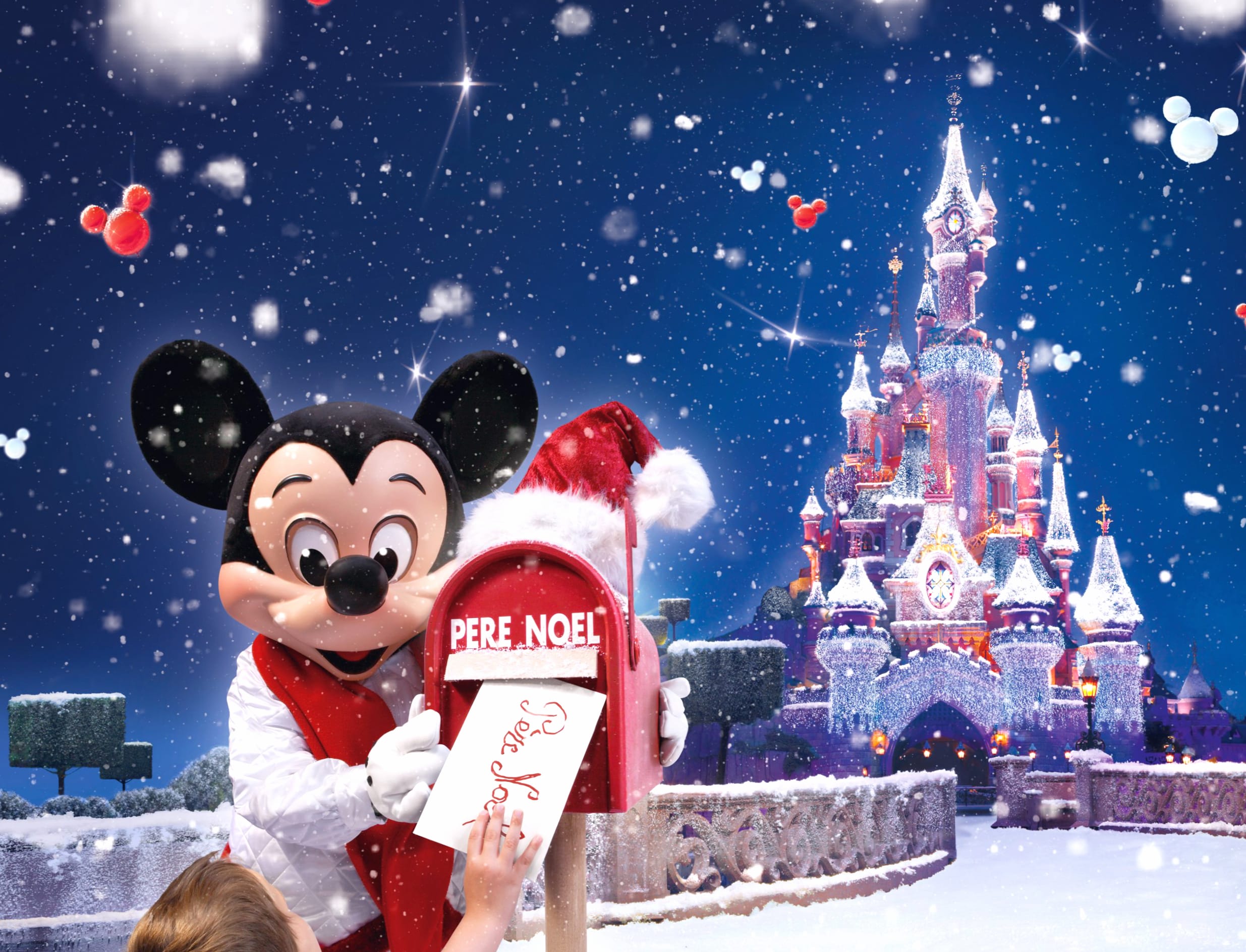 Disneyland Mickey Mouse Holiday Christmas wallpapers HD quality