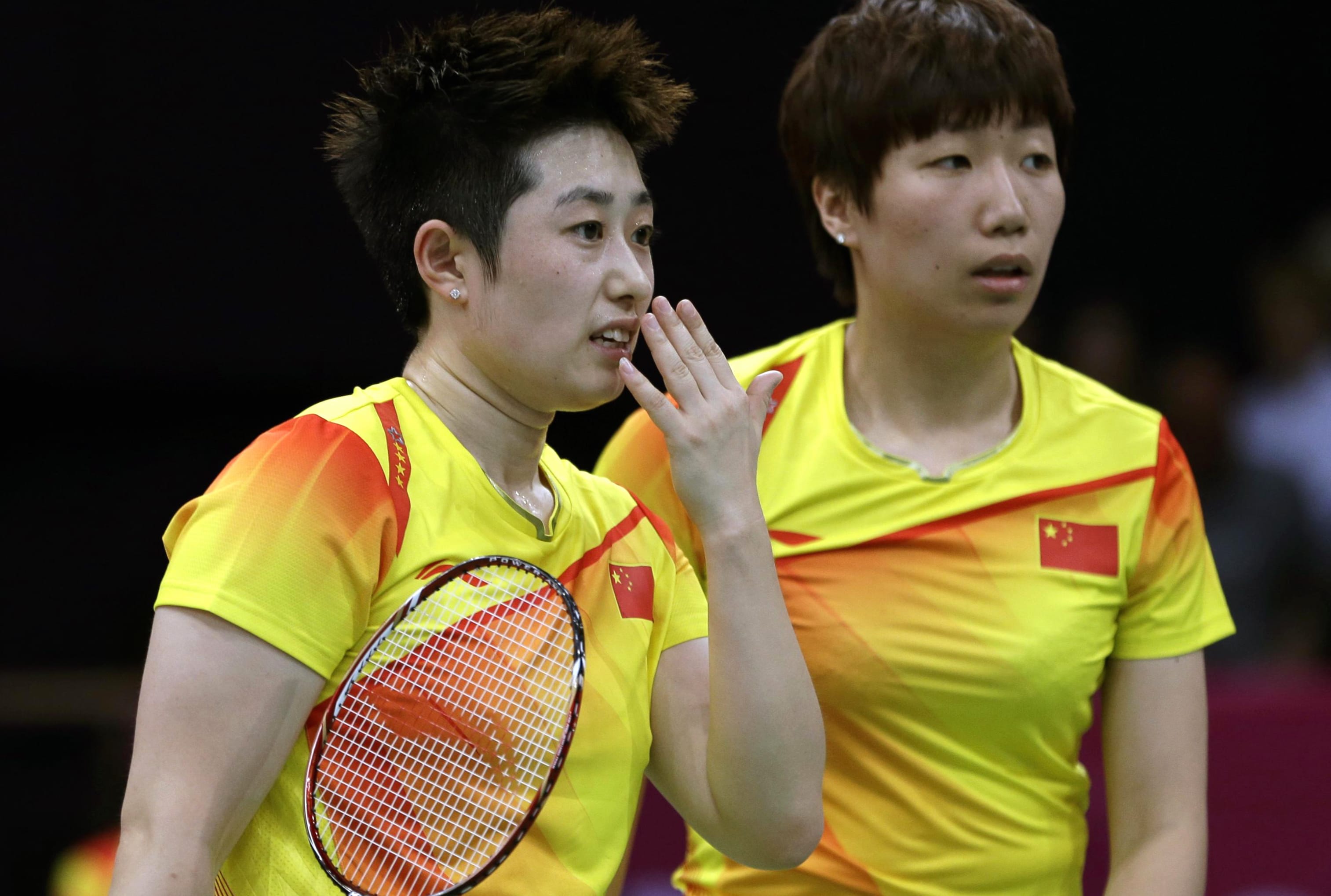 Dynamic Badminton Duo - HD Sports Wallpaper wallpapers HD quality