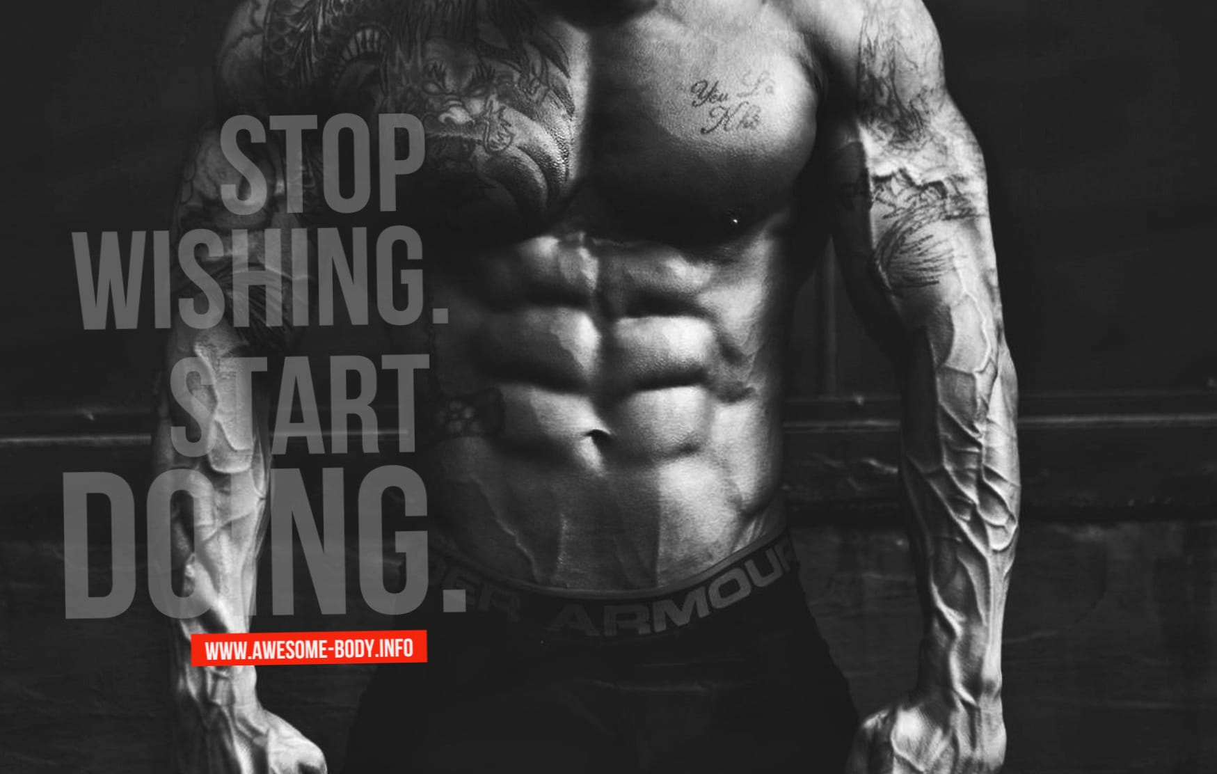 Dynamic Fitness Stop Wishing, Start Doing wallpapers HD quality