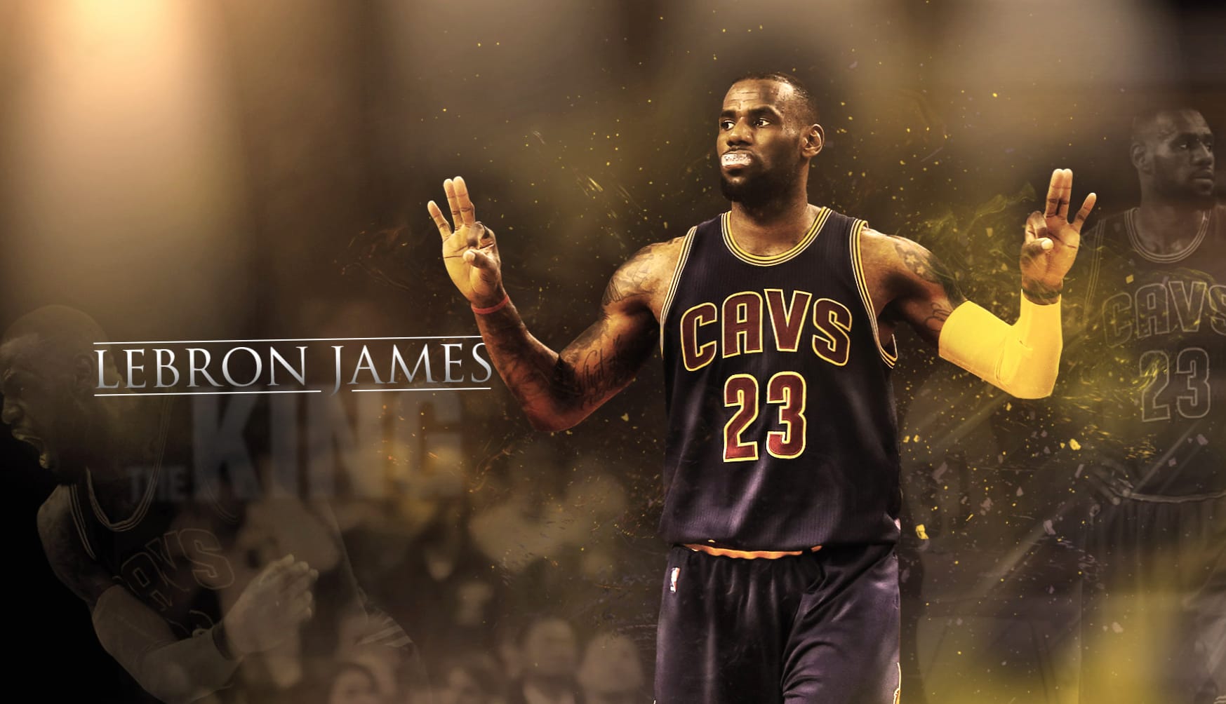 Dynamic LeBron Basketball Star HD Desktop Wallpaper wallpapers HD quality