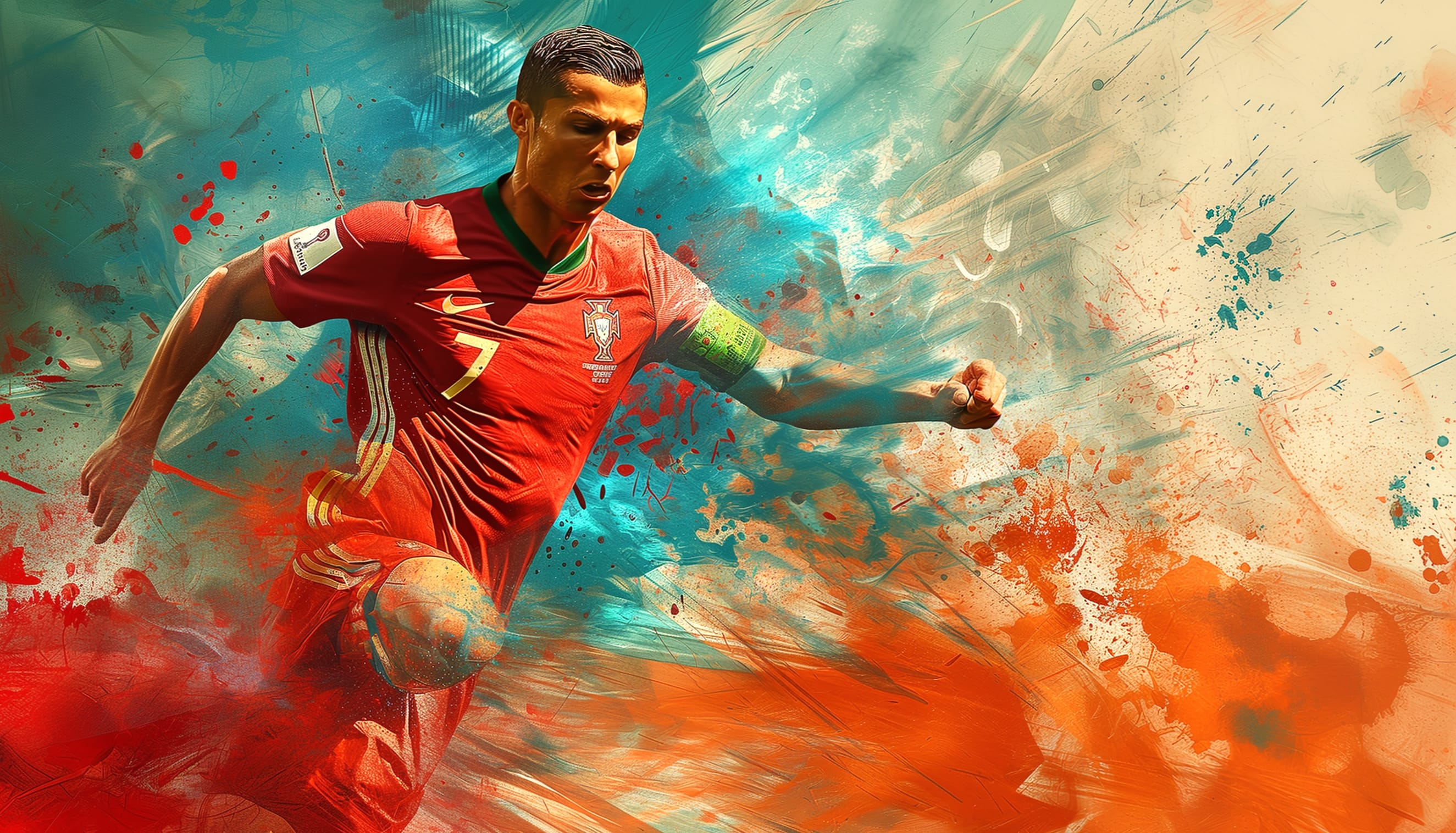 Dynamic Portugal Soccer Star wallpapers HD quality