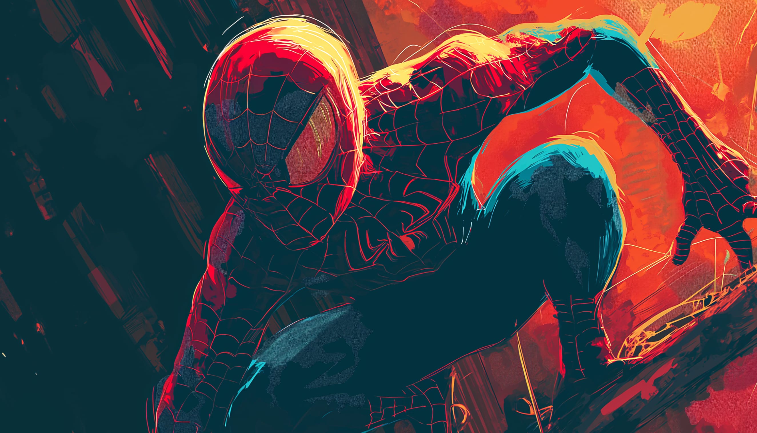 Dynamic Spider-Man Comic Art wallpapers HD quality