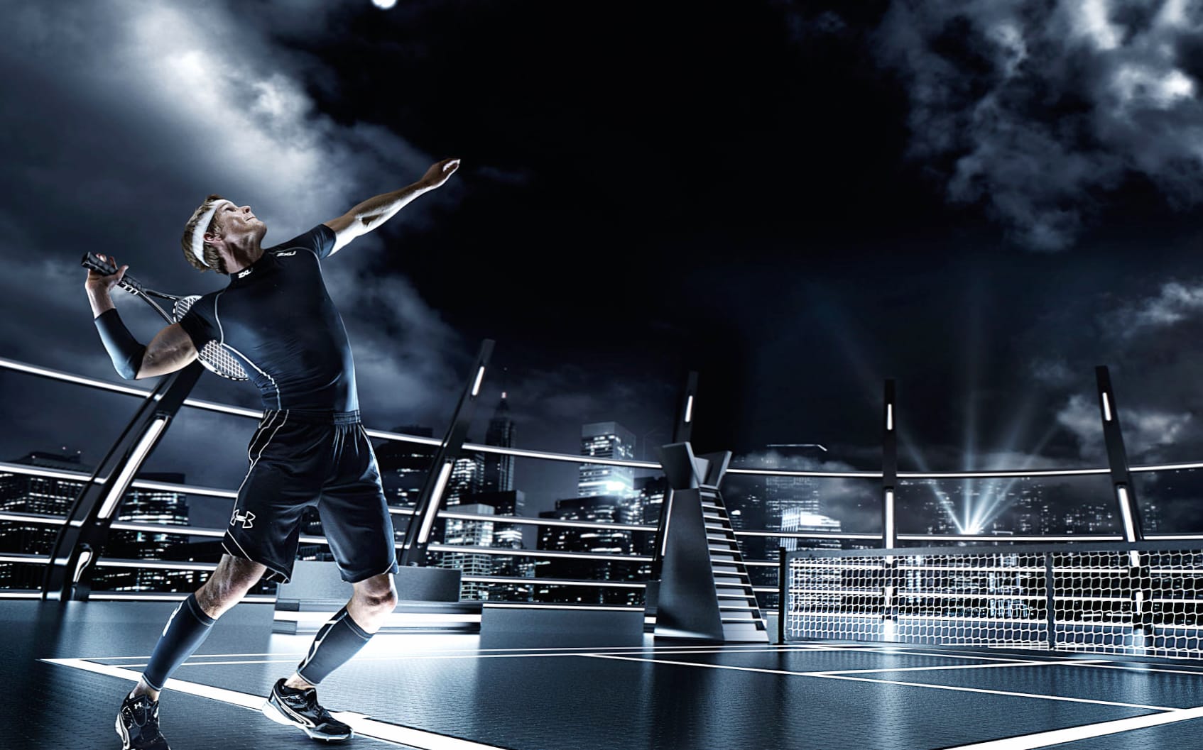 Dynamic Tennis Action - for Sports Enthusiasts at 1536 x 864 HD size wallpapers HD quality